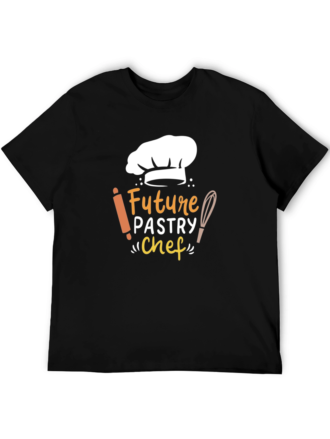 Future Pastry Chef Black T-Shirt - Culinary Dream Tee