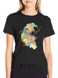 World Map Graphic Tee - Unique Design