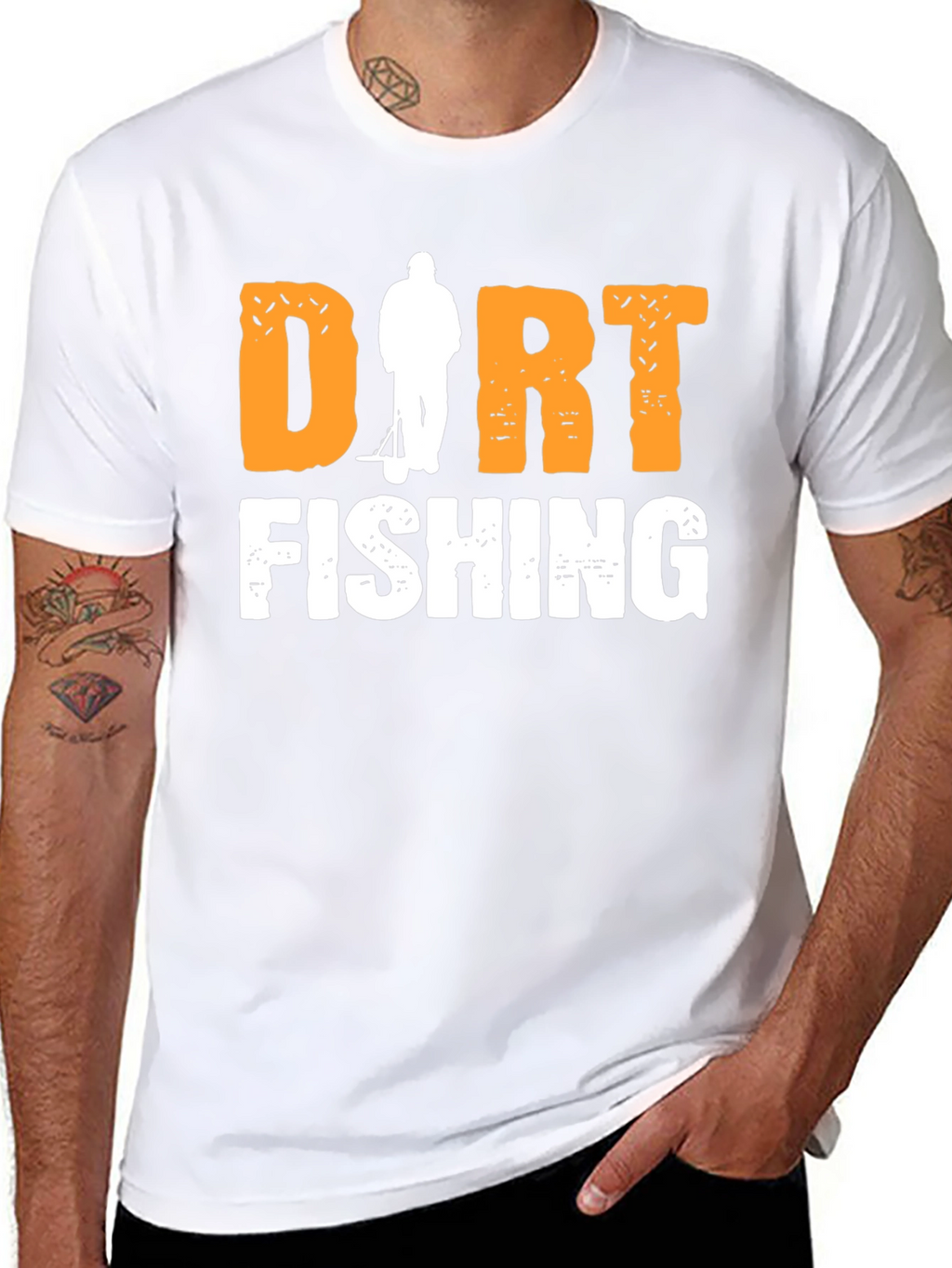 Dirt Fishing Graphic Tee - Metal Detecting Hobby Shirt