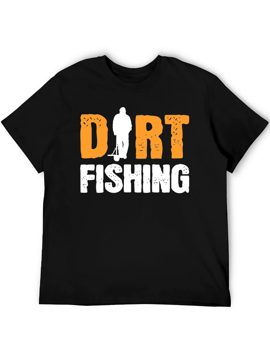 Dirt Fishing Graphic Tee - Metal Detecting Hobby Shirt