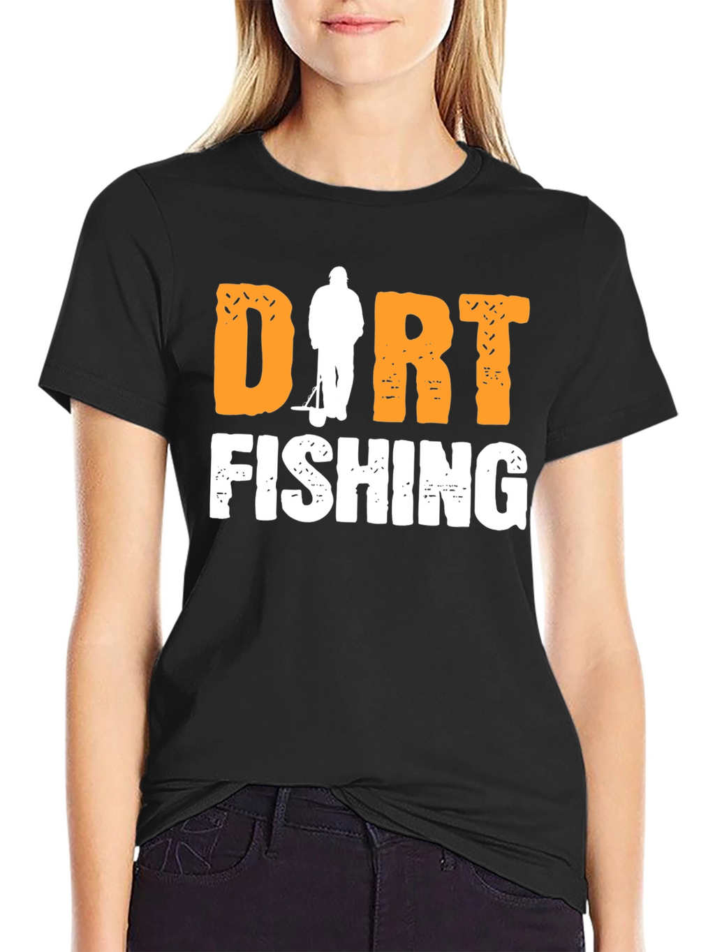 Dirt Fishing Graphic Tee - Metal Detecting Hobby Shirt