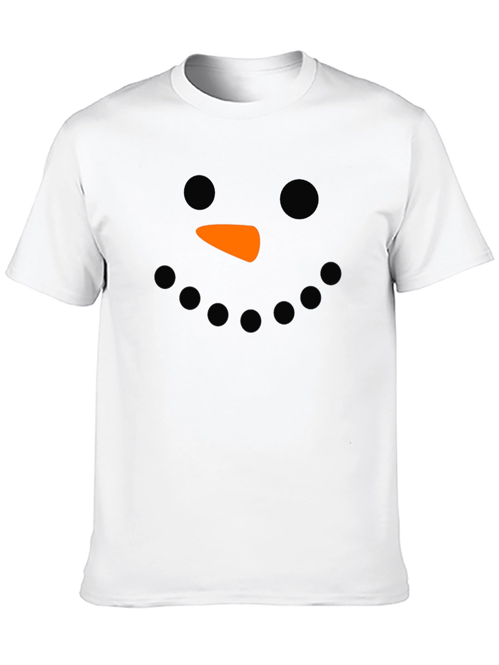 Snowman Face T-Shirt - Holiday Fun