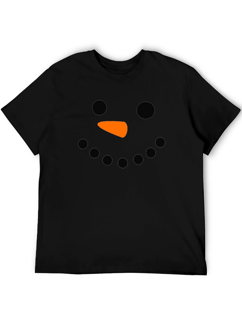 Snowman Face T-Shirt - Holiday Fun