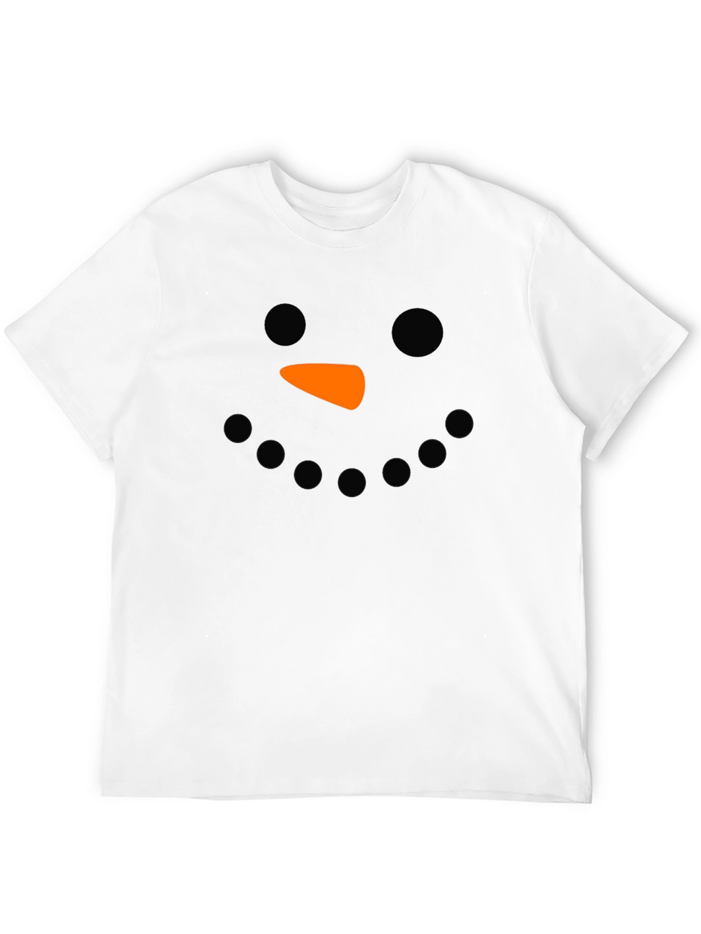 Snowman Face T-Shirt - Holiday Fun