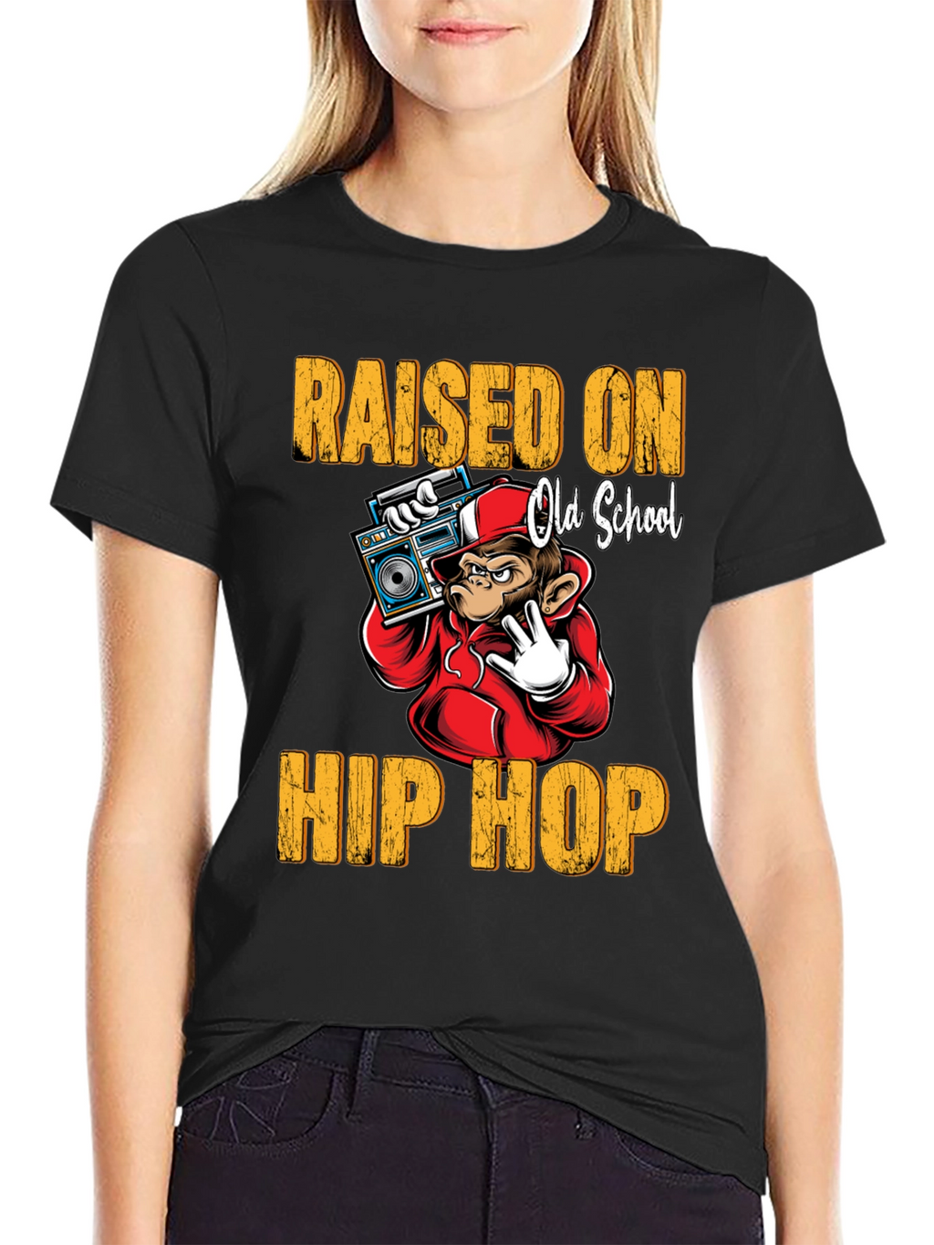 Raised on Old School Hip Hop T-Shirt