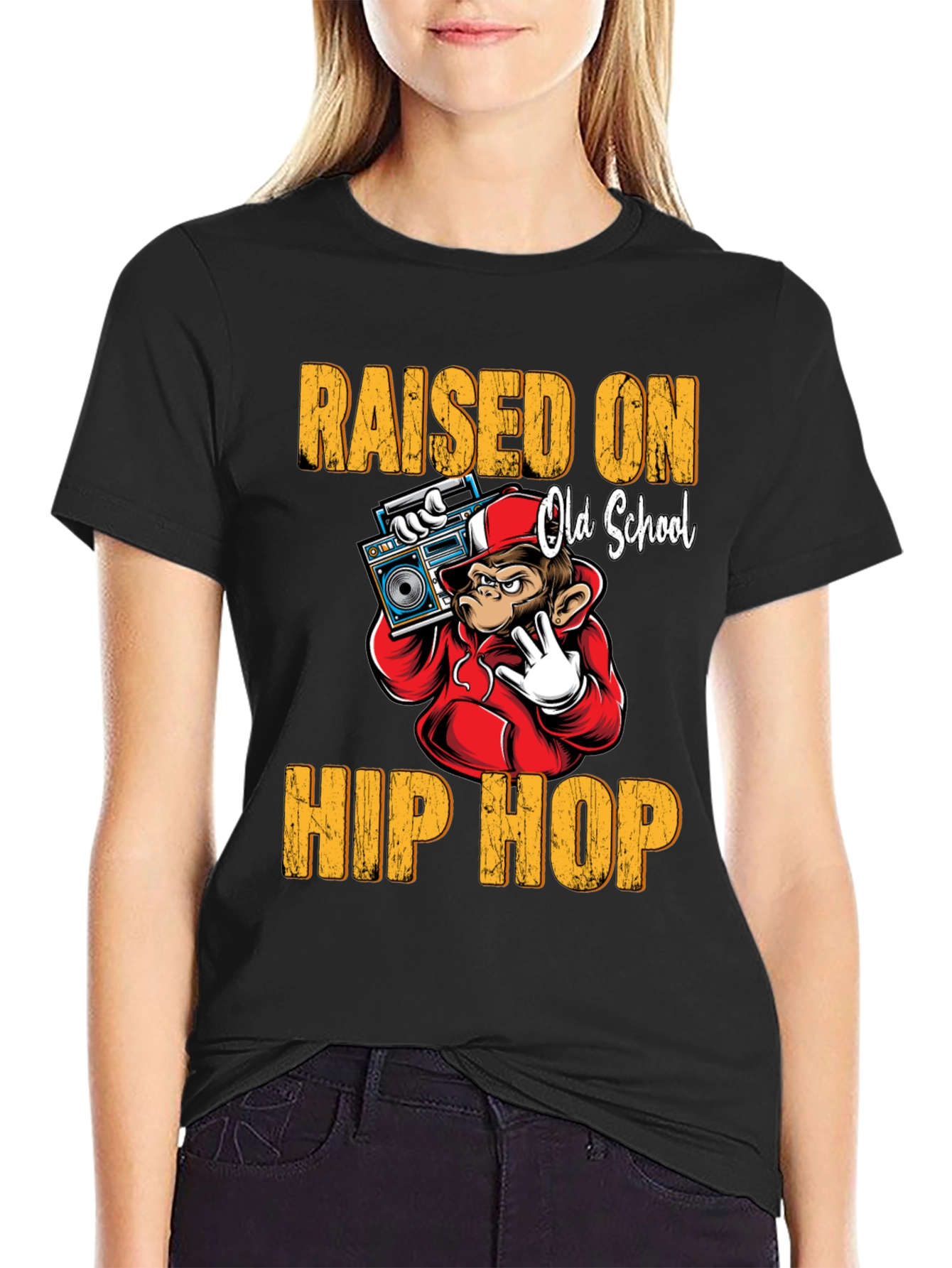 Raised on Old School Hip Hop T-Shirt