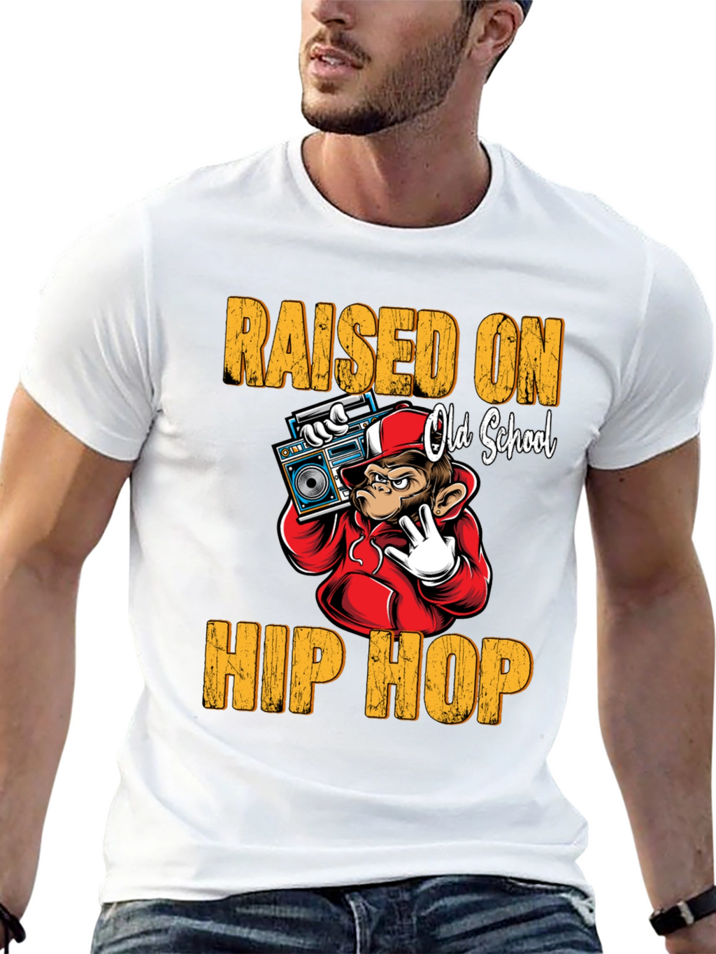 Raised on Old School Hip Hop T-Shirt