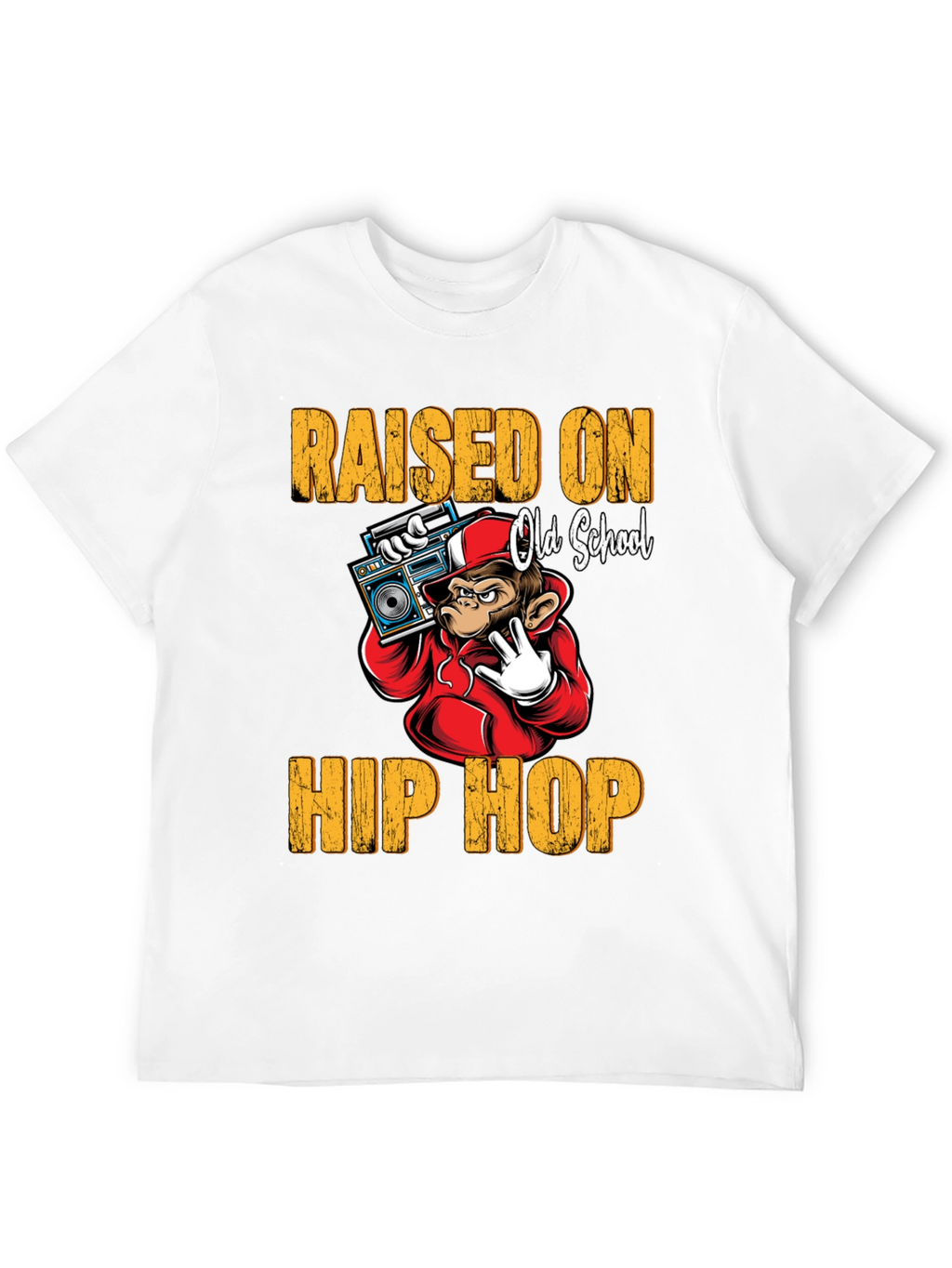Raised on Old School Hip Hop T-Shirt
