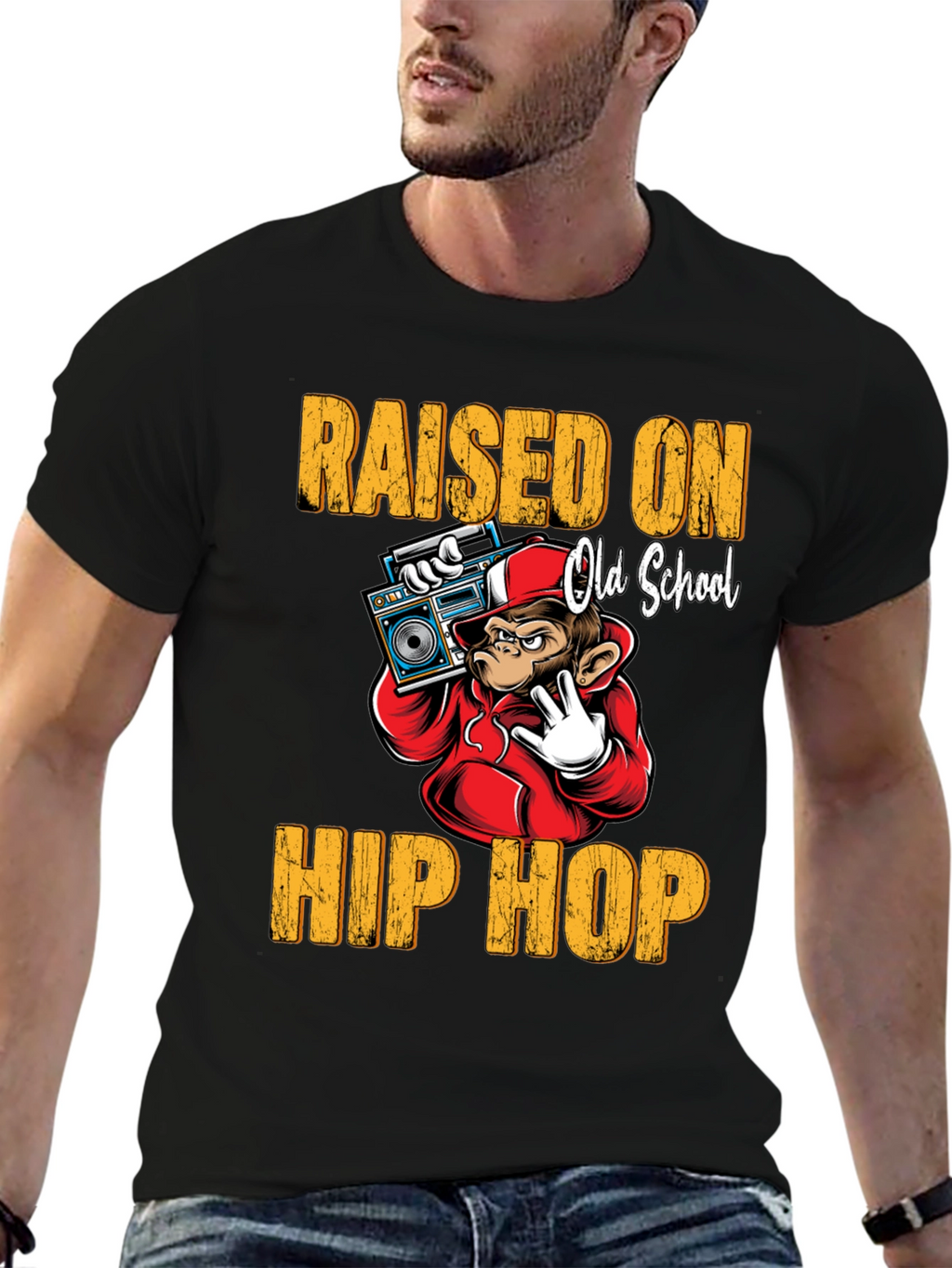 Raised on Old School Hip Hop T-Shirt