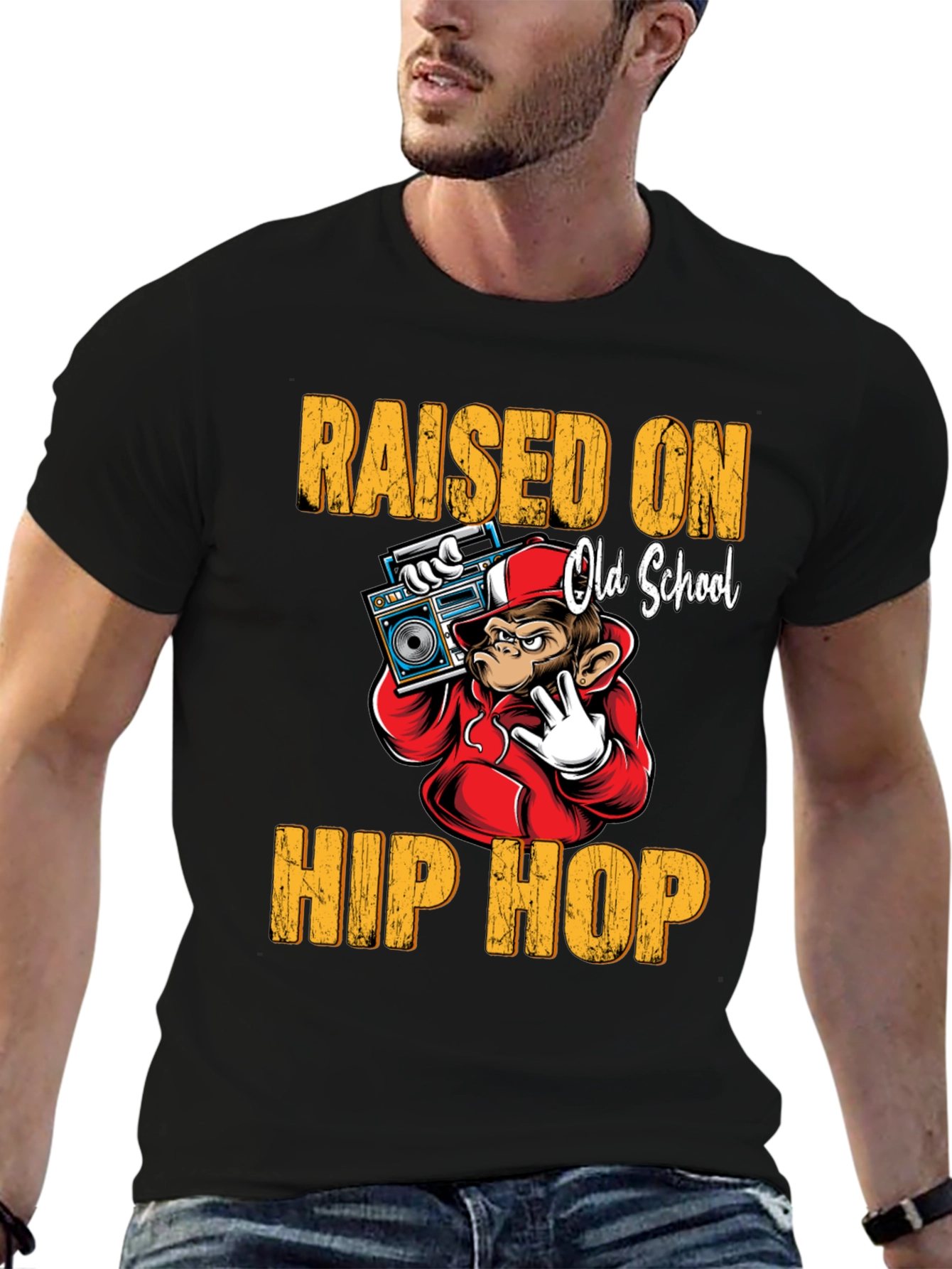 Raised on Old School Hip Hop T-Shirt