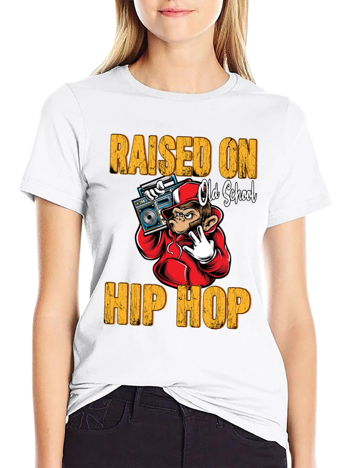 Raised on Old School Hip Hop T-Shirt