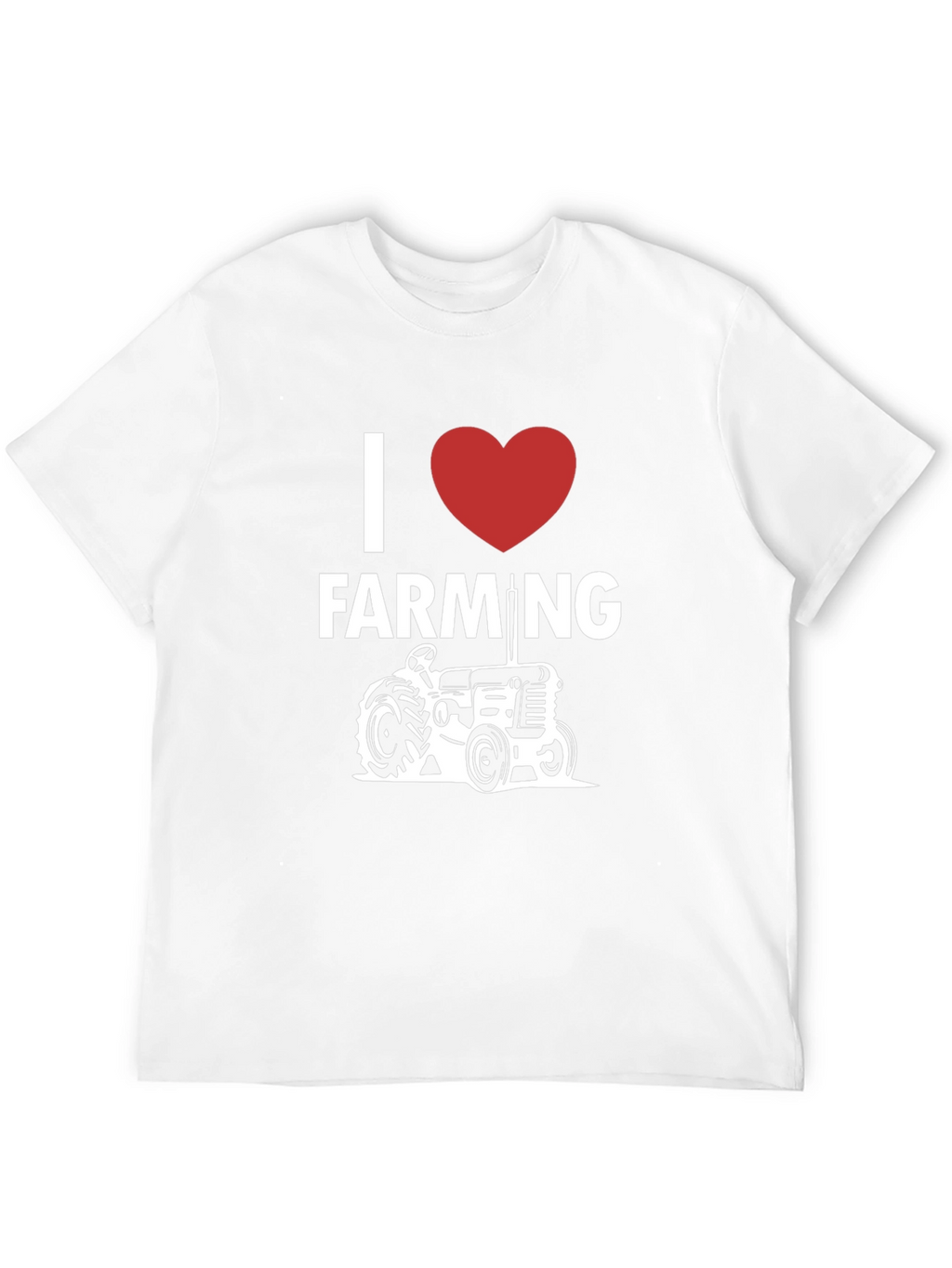 I Heart Farming Tractor Graphic T-Shirt