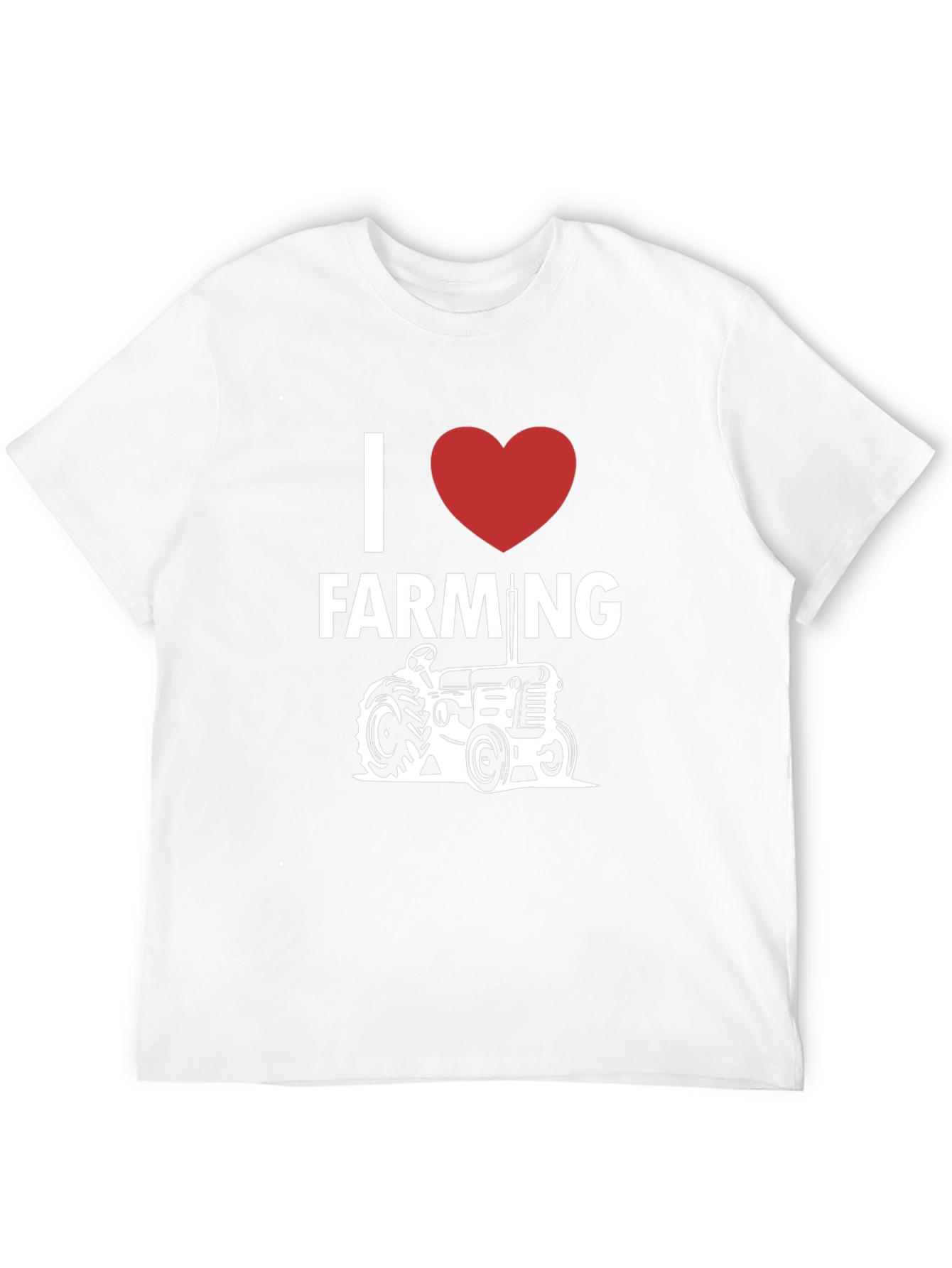 I Heart Farming Tractor Graphic T-Shirt