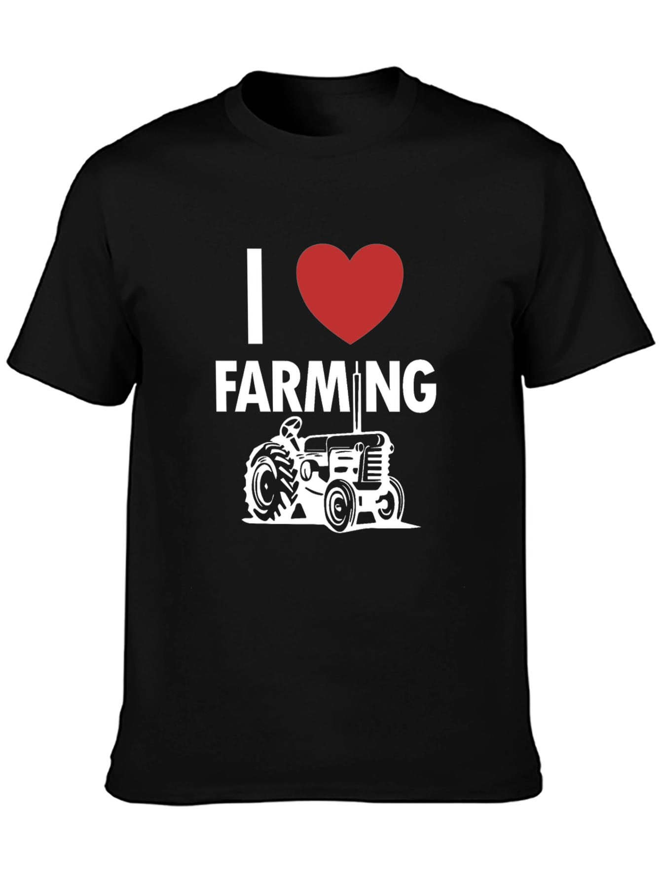 I Heart Farming Tractor Graphic T-Shirt
