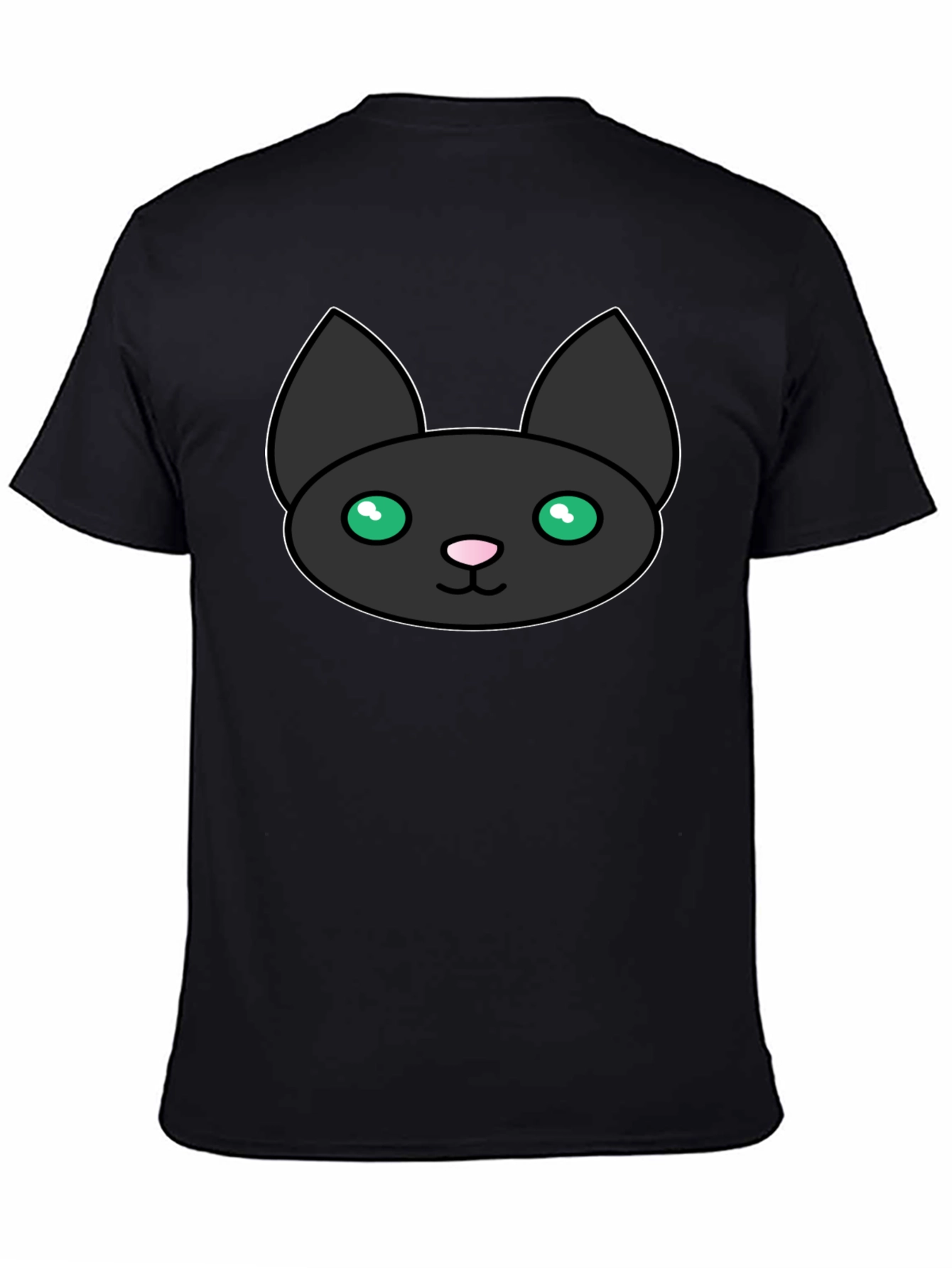 Black Cat Graphic Tee - Mens Short Sleeve T-Shirt
