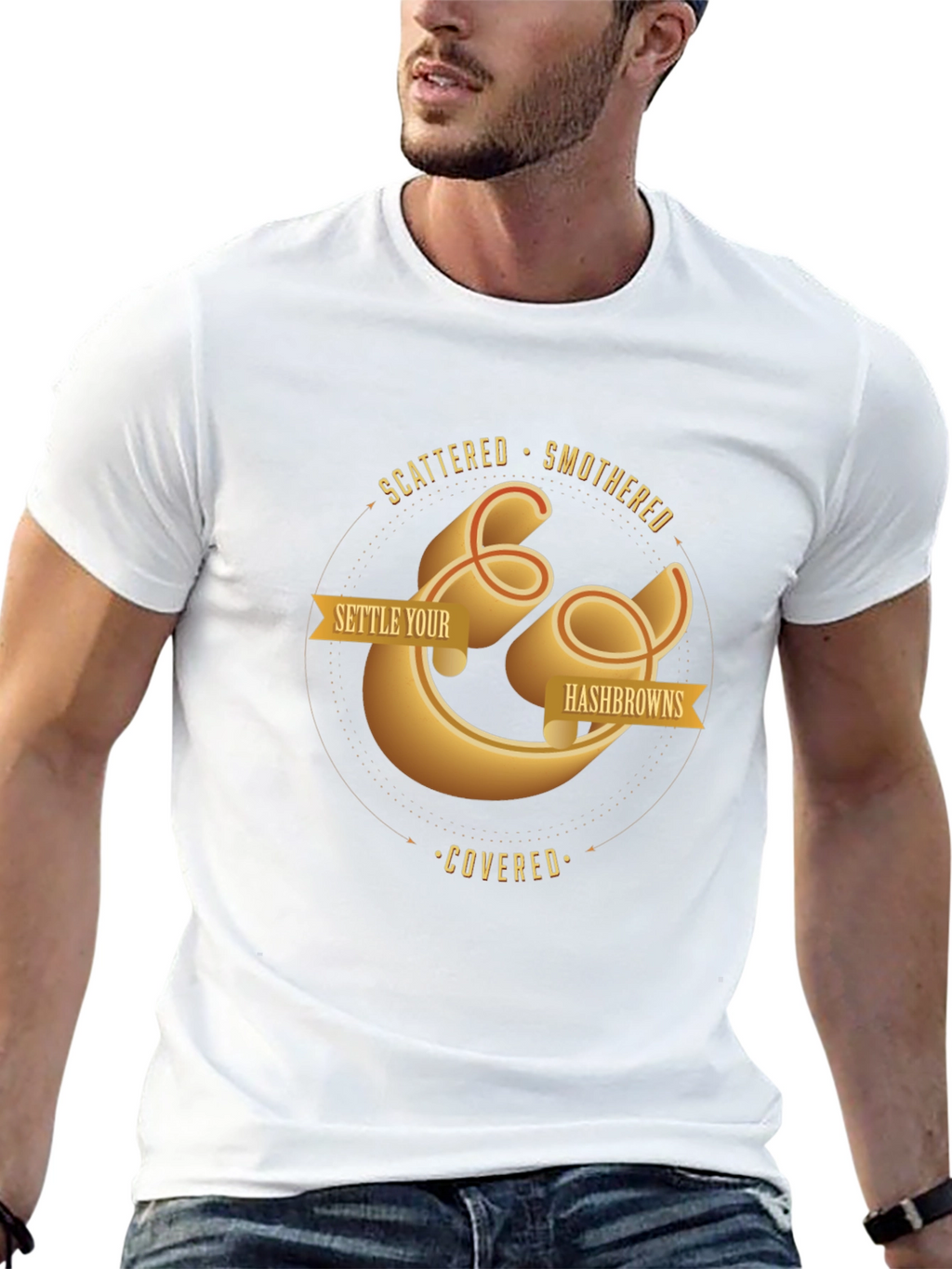 Settle Your Hash Browns T-Shirt - Foodie Tee