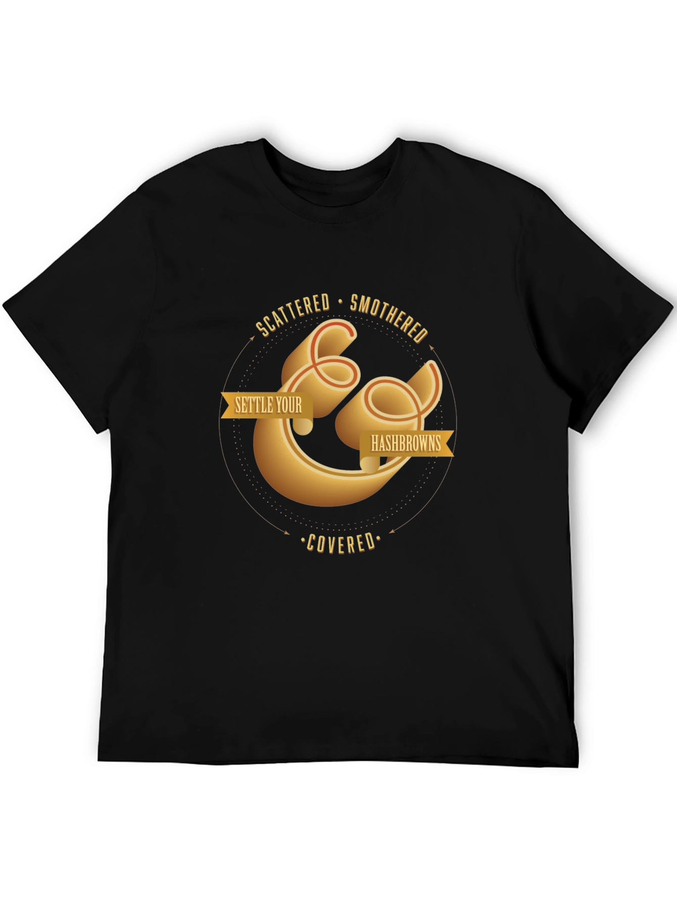 Settle Your Hash Browns T-Shirt - Foodie Tee