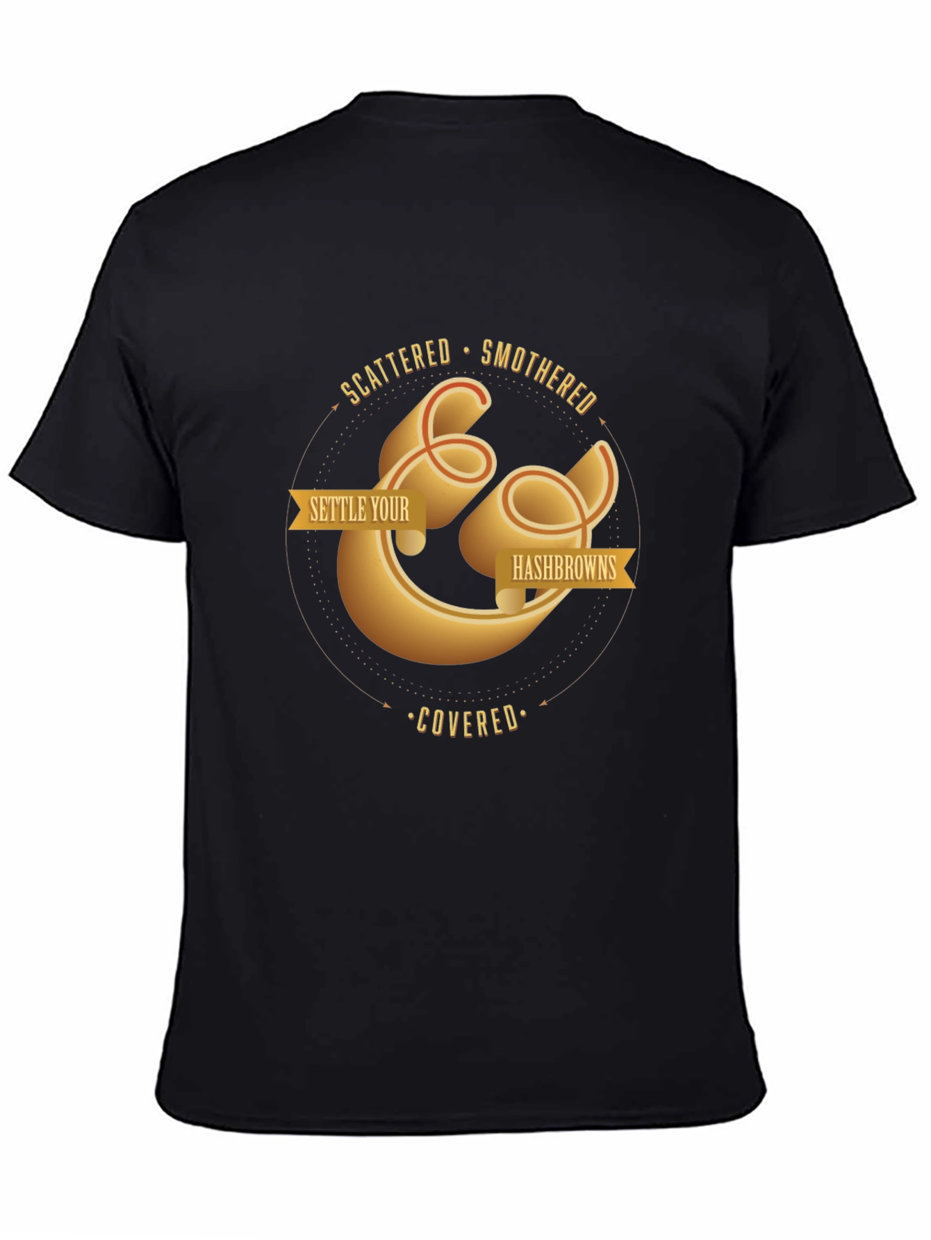Settle Your Hash Browns T-Shirt - Foodie Tee