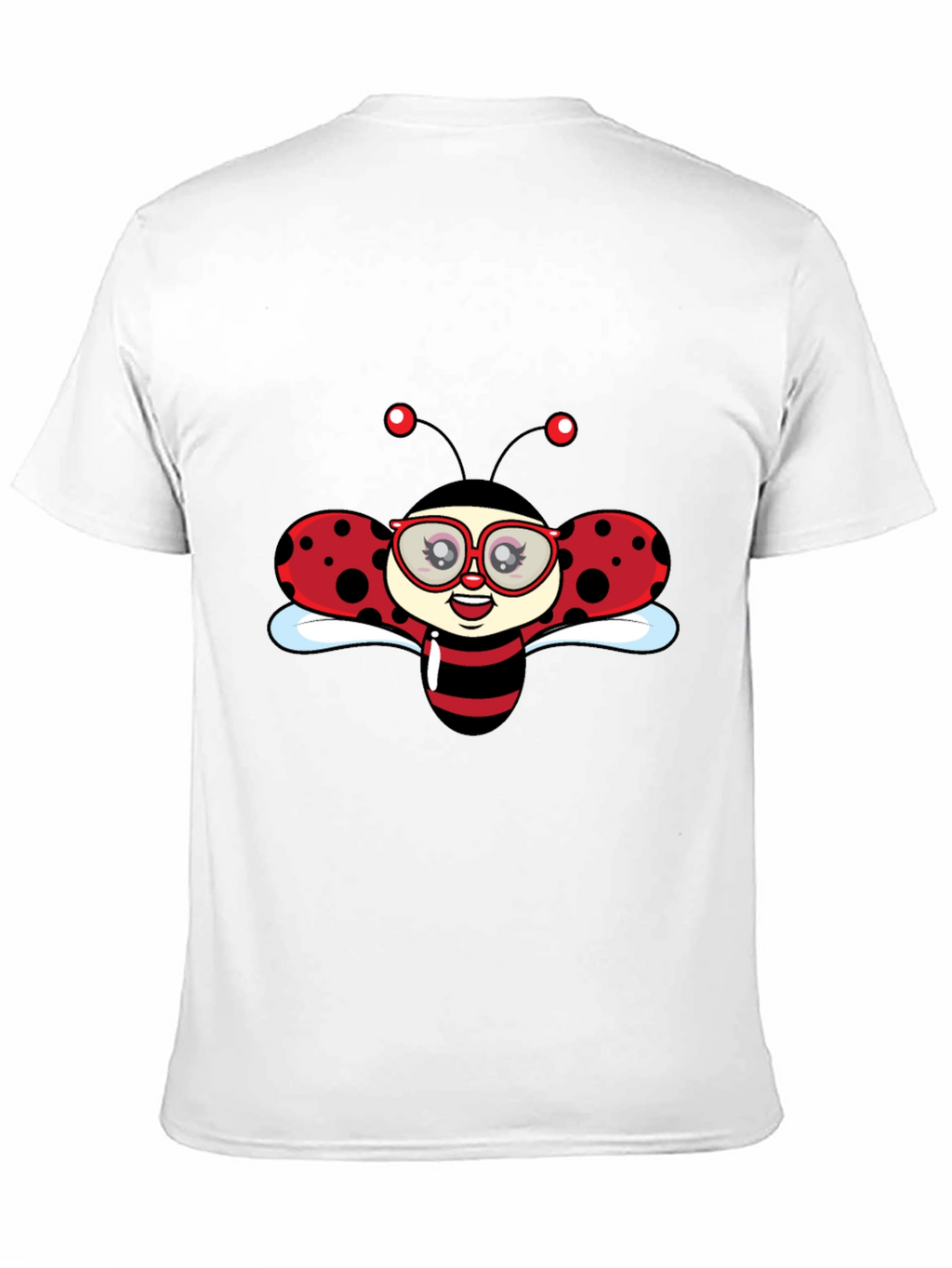 Ladybug Graphic Black T-Shirt