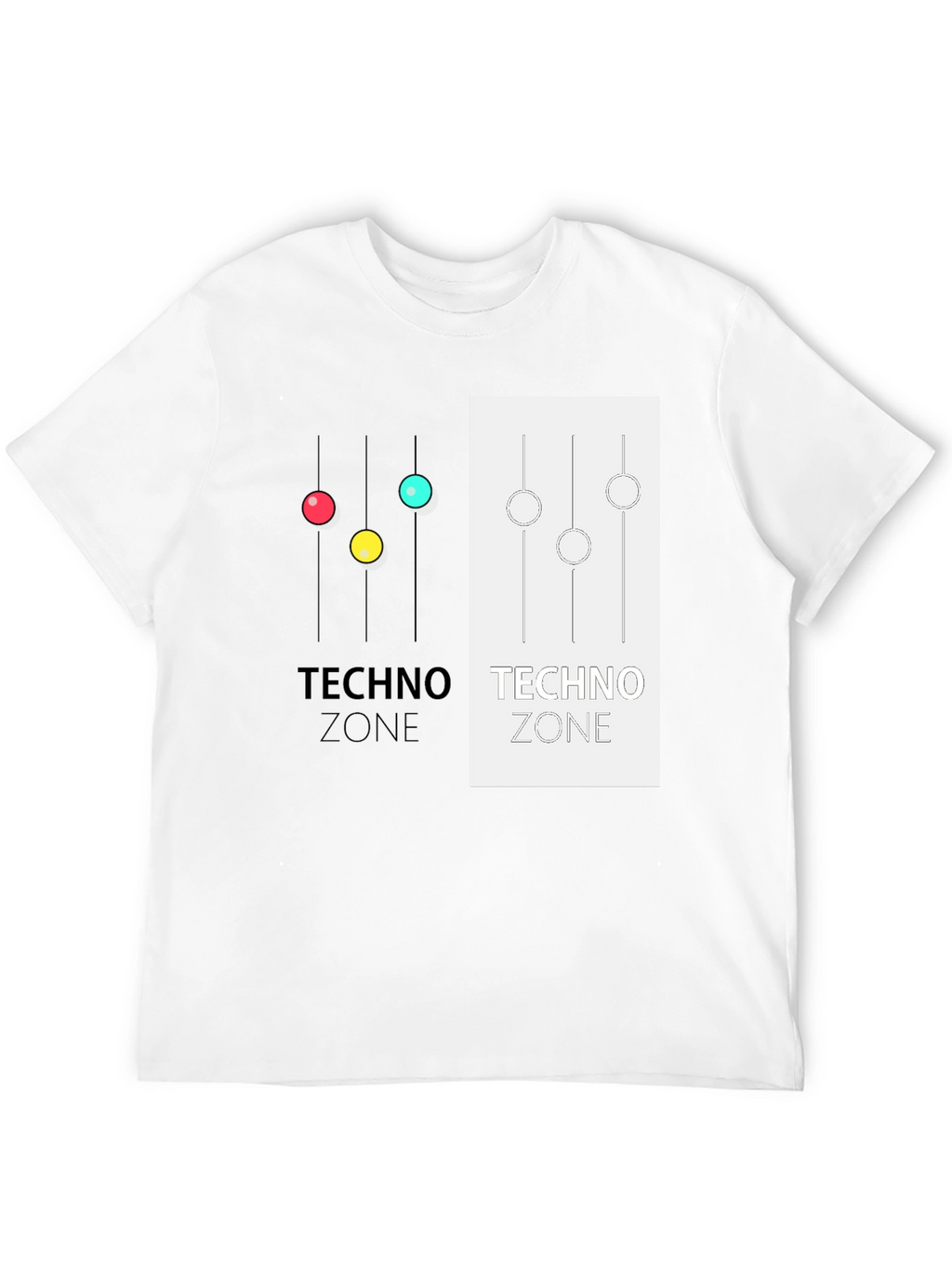 Techno Zone Graphic T-Shirt - Stylish Music Inspired Tee
