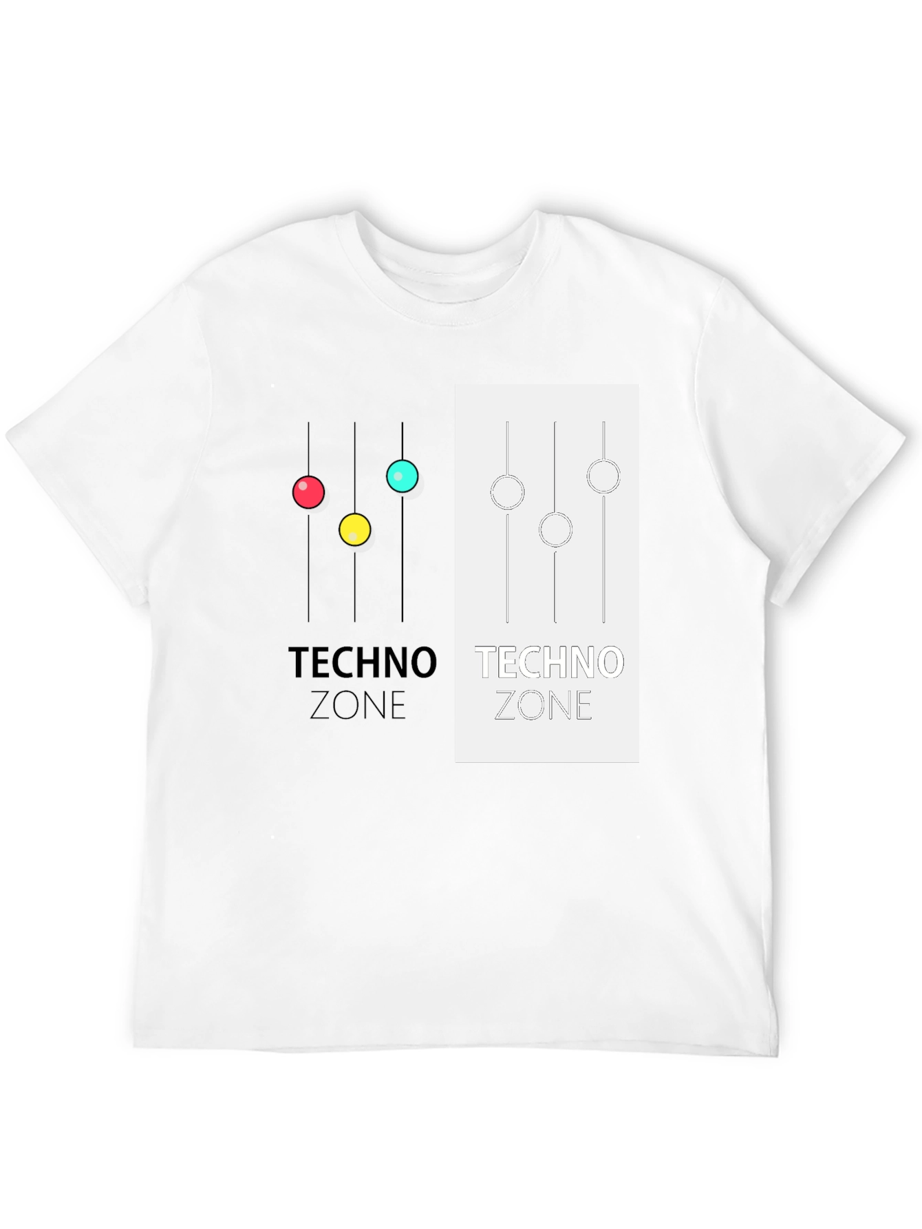 Techno Zone Graphic T-Shirt - Stylish Music Inspired Tee