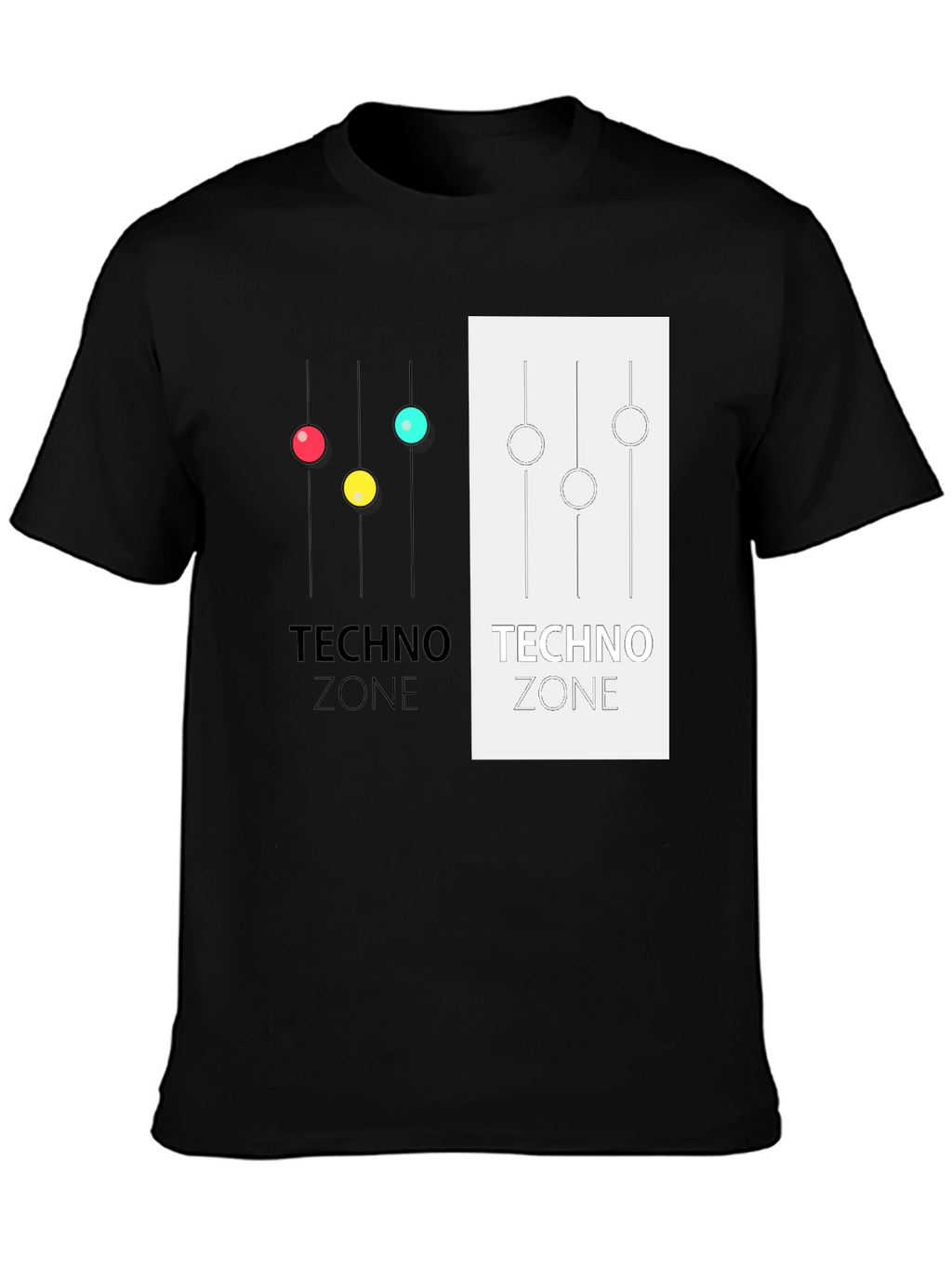 Techno Zone Graphic T-Shirt - Stylish Music Inspired Tee