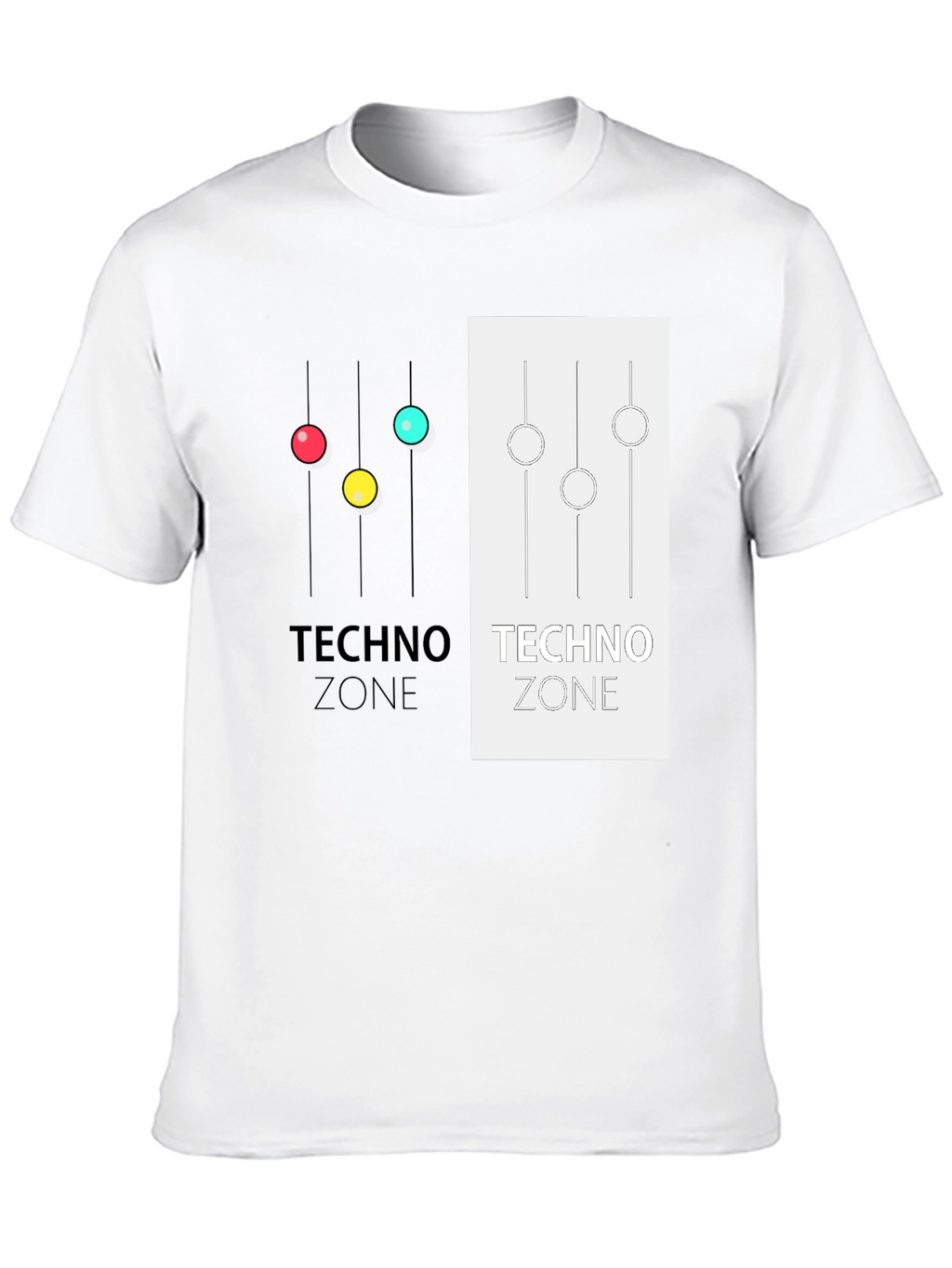 Techno Zone Graphic T-Shirt - Stylish Music Inspired Tee