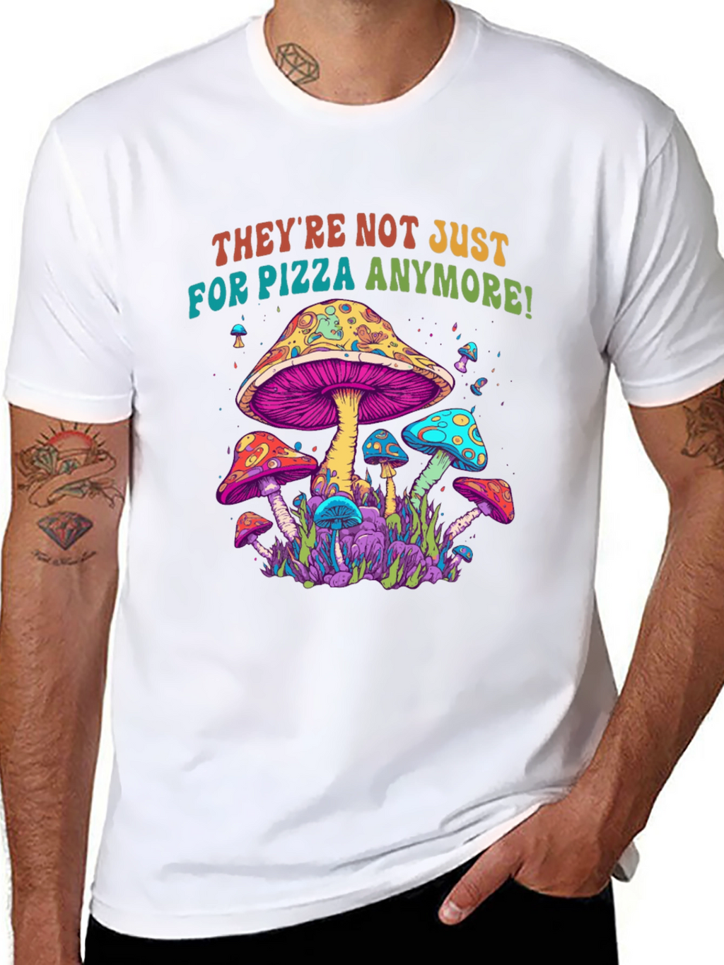 Psychedelic Mushroom Graphic Tee