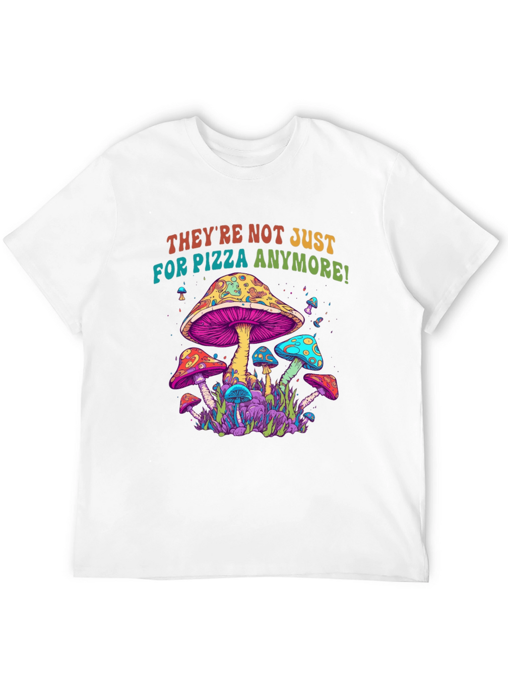 Psychedelic Mushroom Graphic Tee