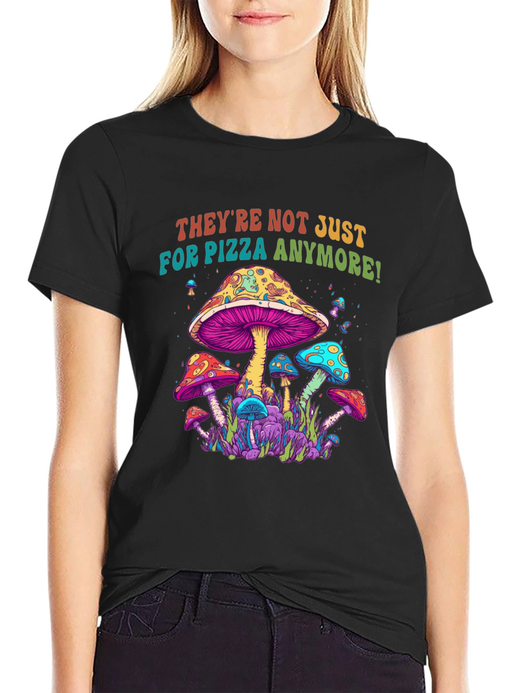 Psychedelic Mushroom Graphic Tee