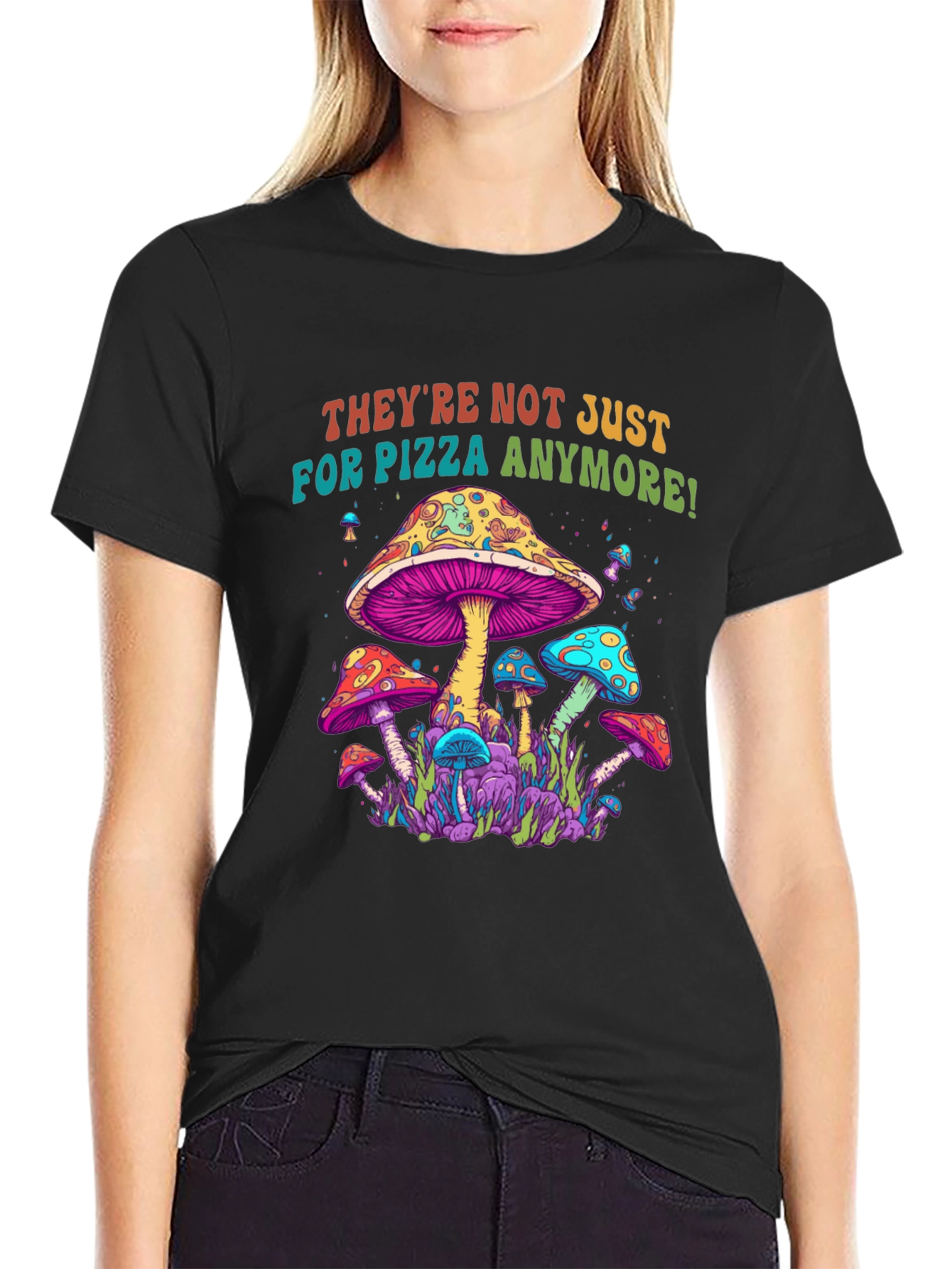 Psychedelic Mushroom Graphic Tee