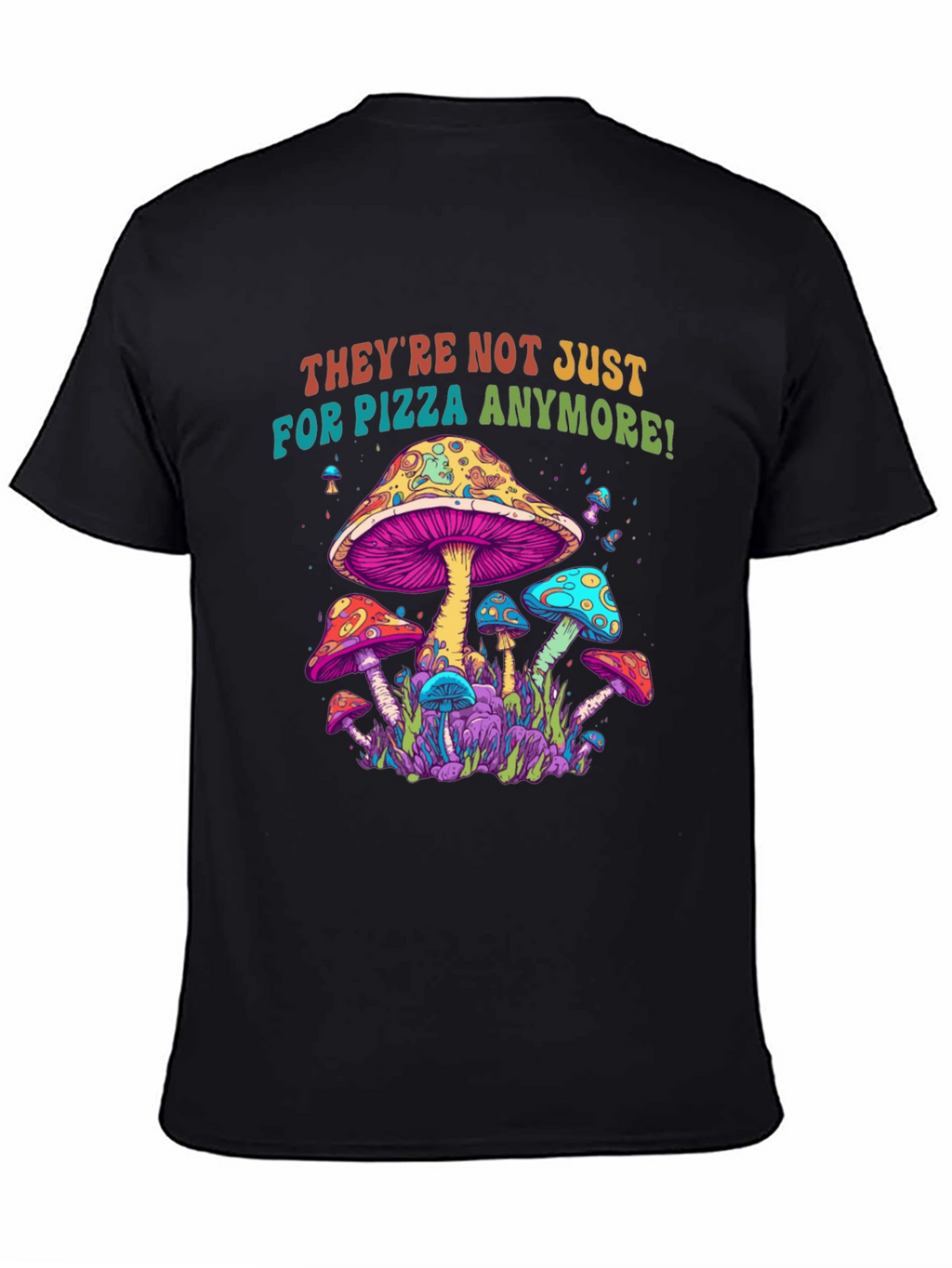 Psychedelic Mushroom Graphic Tee