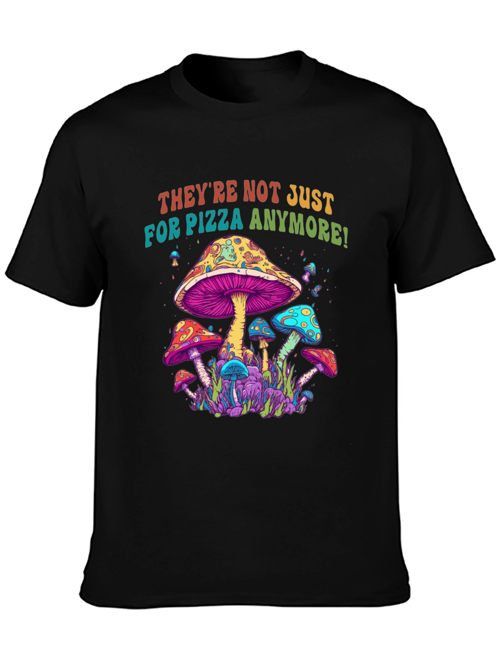 Psychedelic Mushroom Graphic Tee