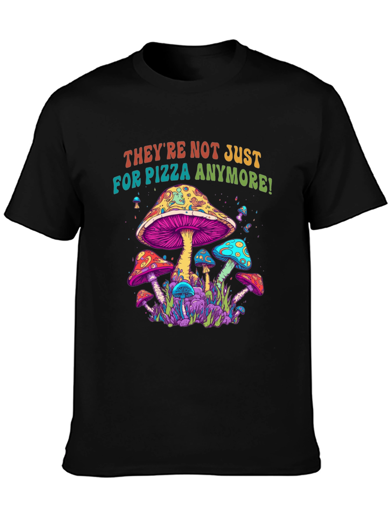 Psychedelic Mushroom Graphic Tee