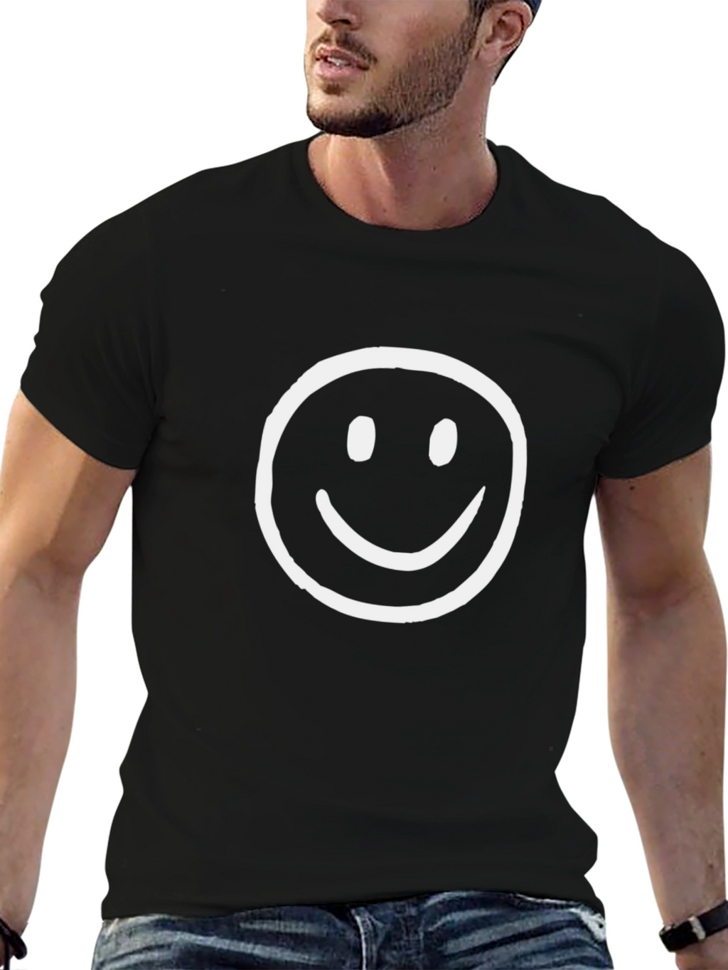 Smiley Face T-Shirt - Classic Happy Tee