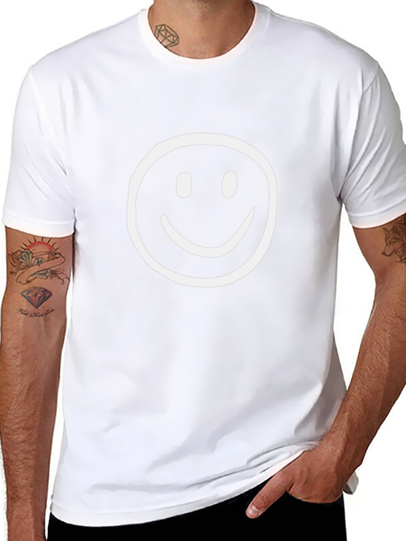Smiley Face T-Shirt - Classic Happy Tee