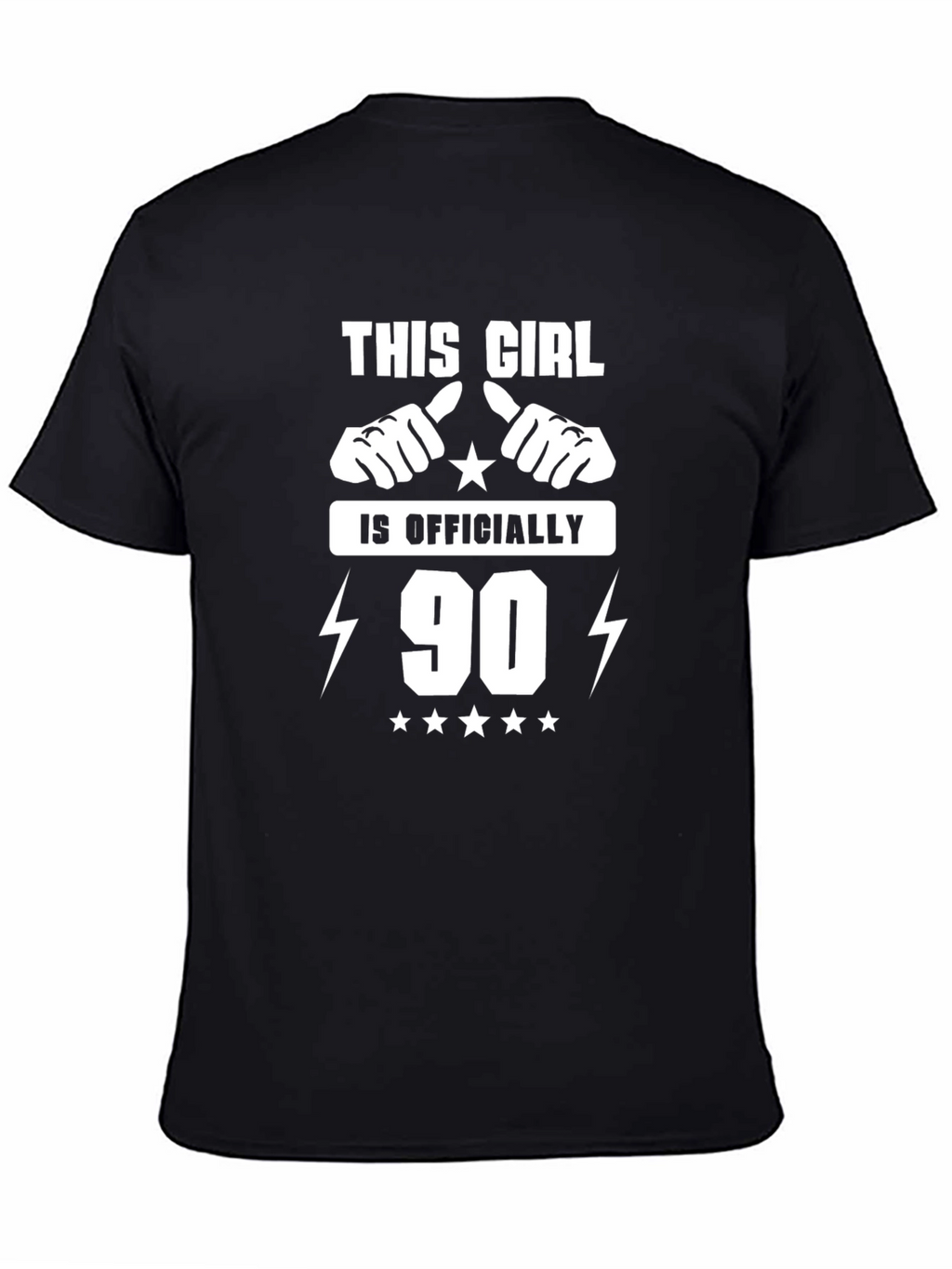 This Girl is Officially 90 T-Shirt Birthday Gift