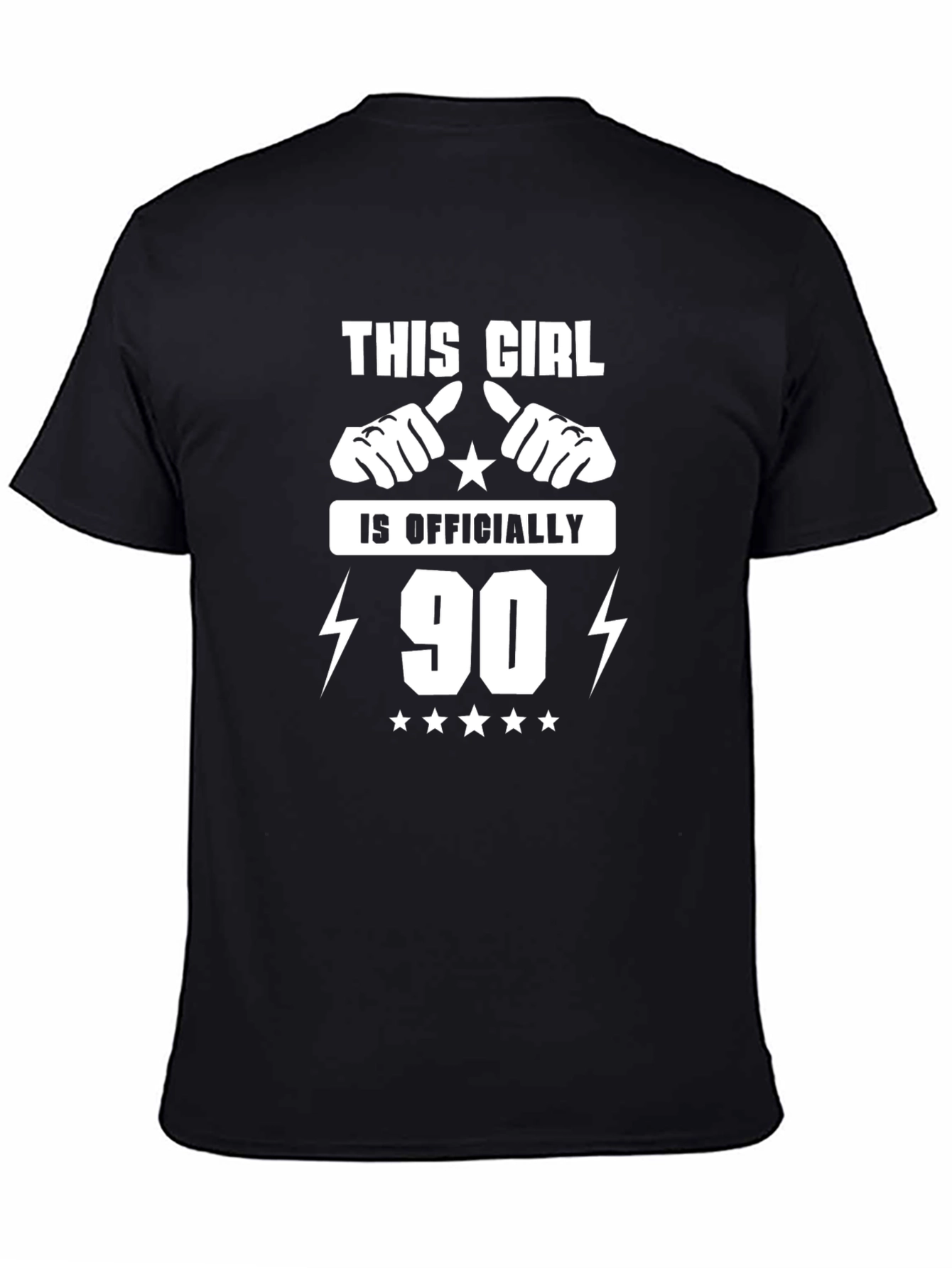 This Girl is Officially 90 T-Shirt Birthday Gift