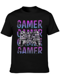 Gamer Controller Graphic Print T-Shirt