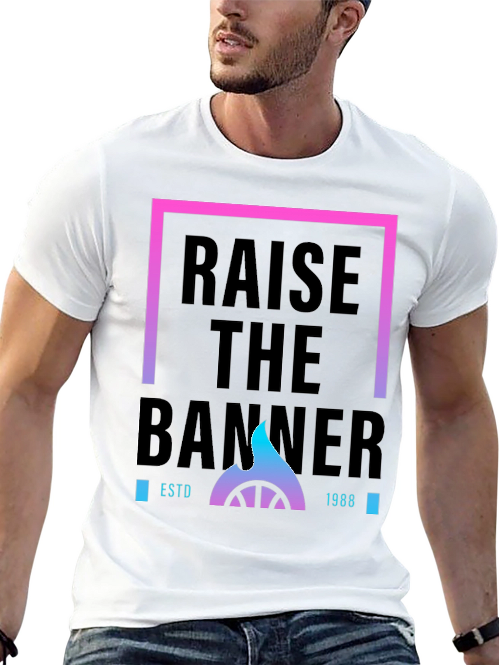 Raise The Banner ESTD 1988 Graphic Tee
