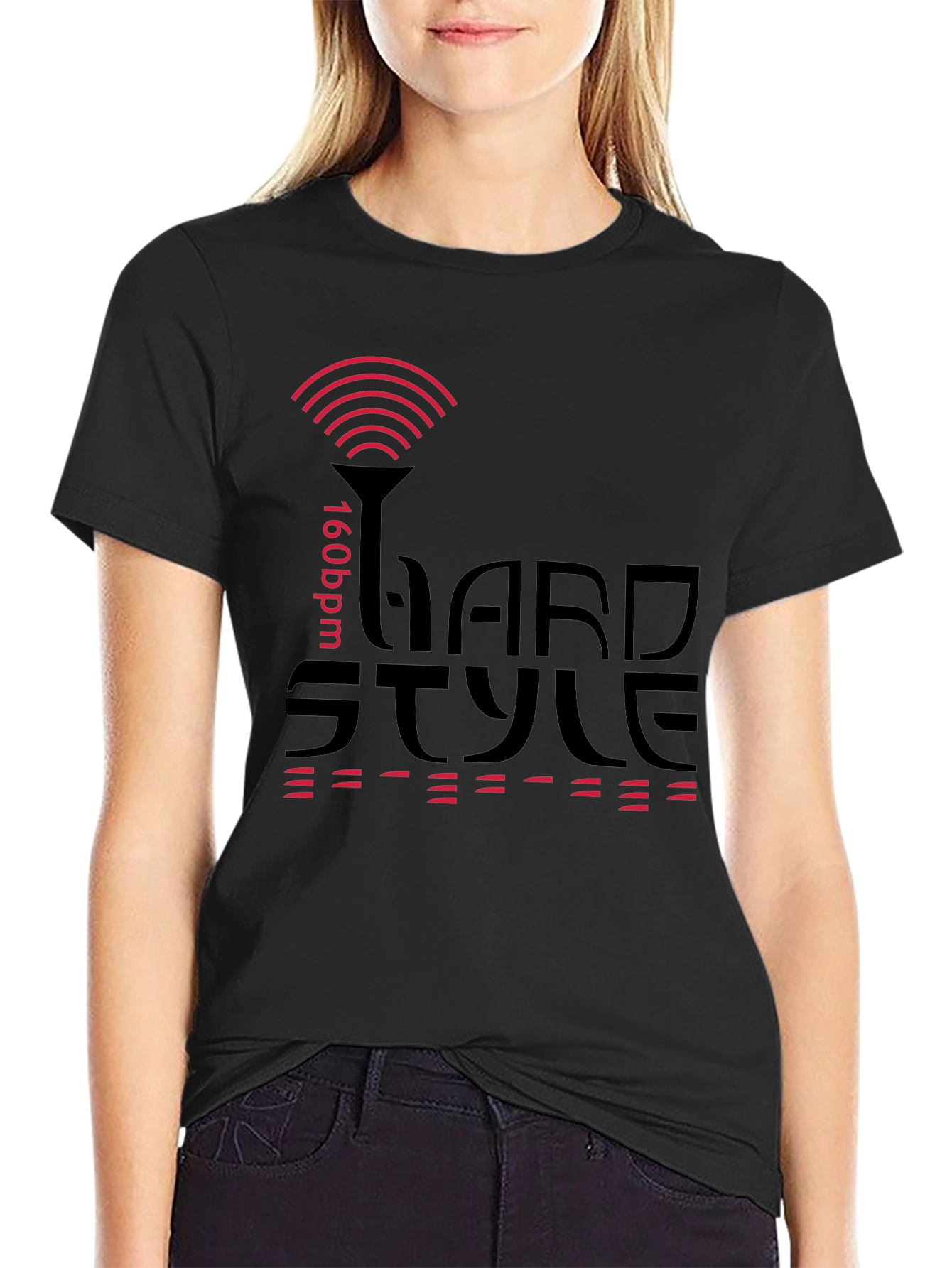 Hardstyle 160 BPM T-Shirt - Black EDM Rave Tee