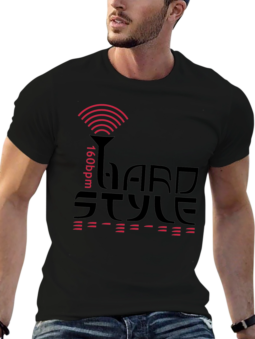 Hardstyle 160 BPM T-Shirt - Black EDM Rave Tee