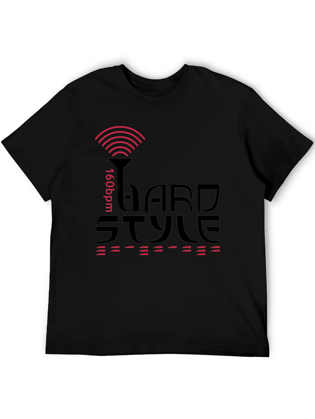 Hardstyle 160 BPM T-Shirt - Black EDM Rave Tee