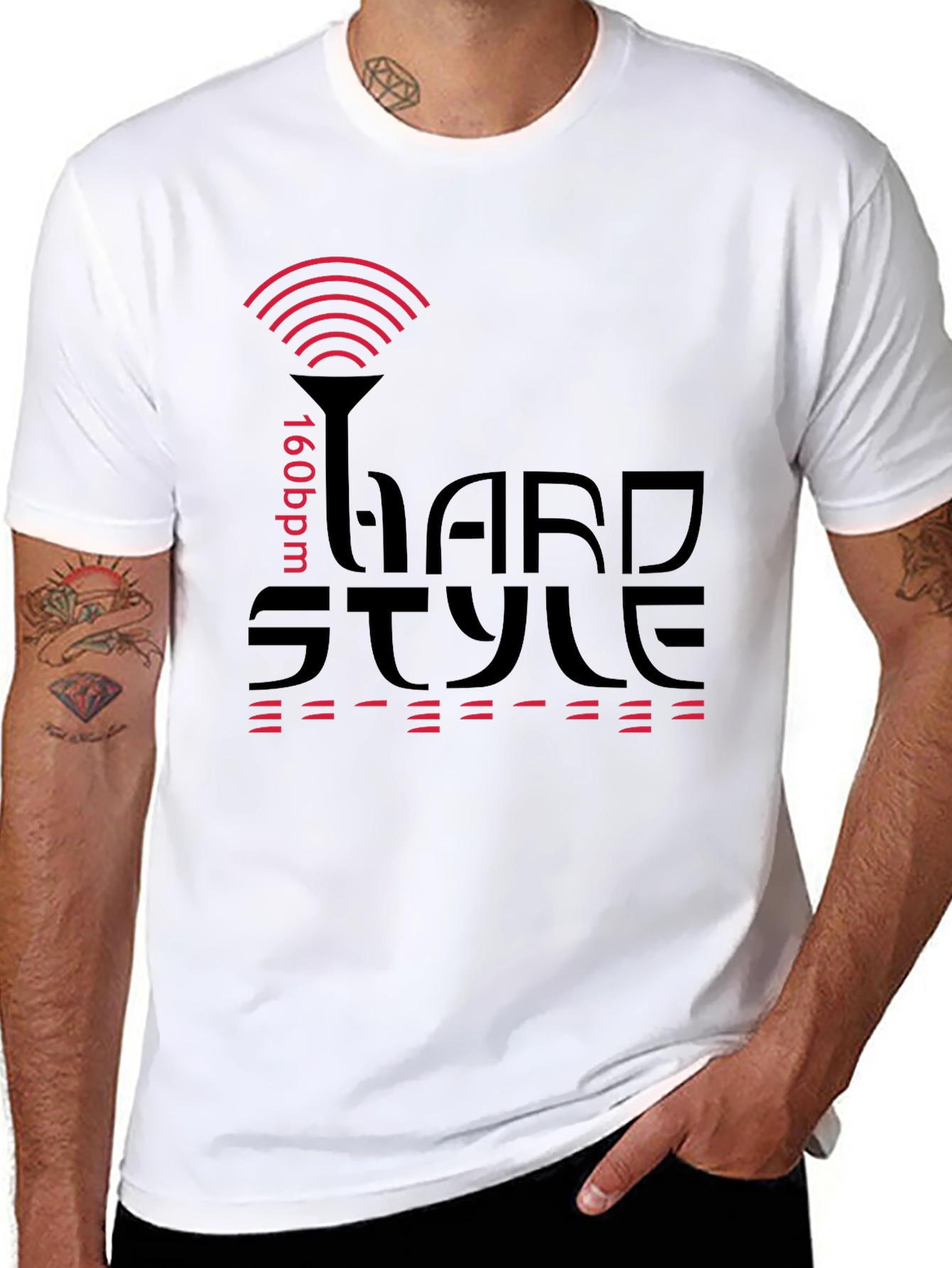 Hardstyle 160 BPM T-Shirt - Black EDM Rave Tee