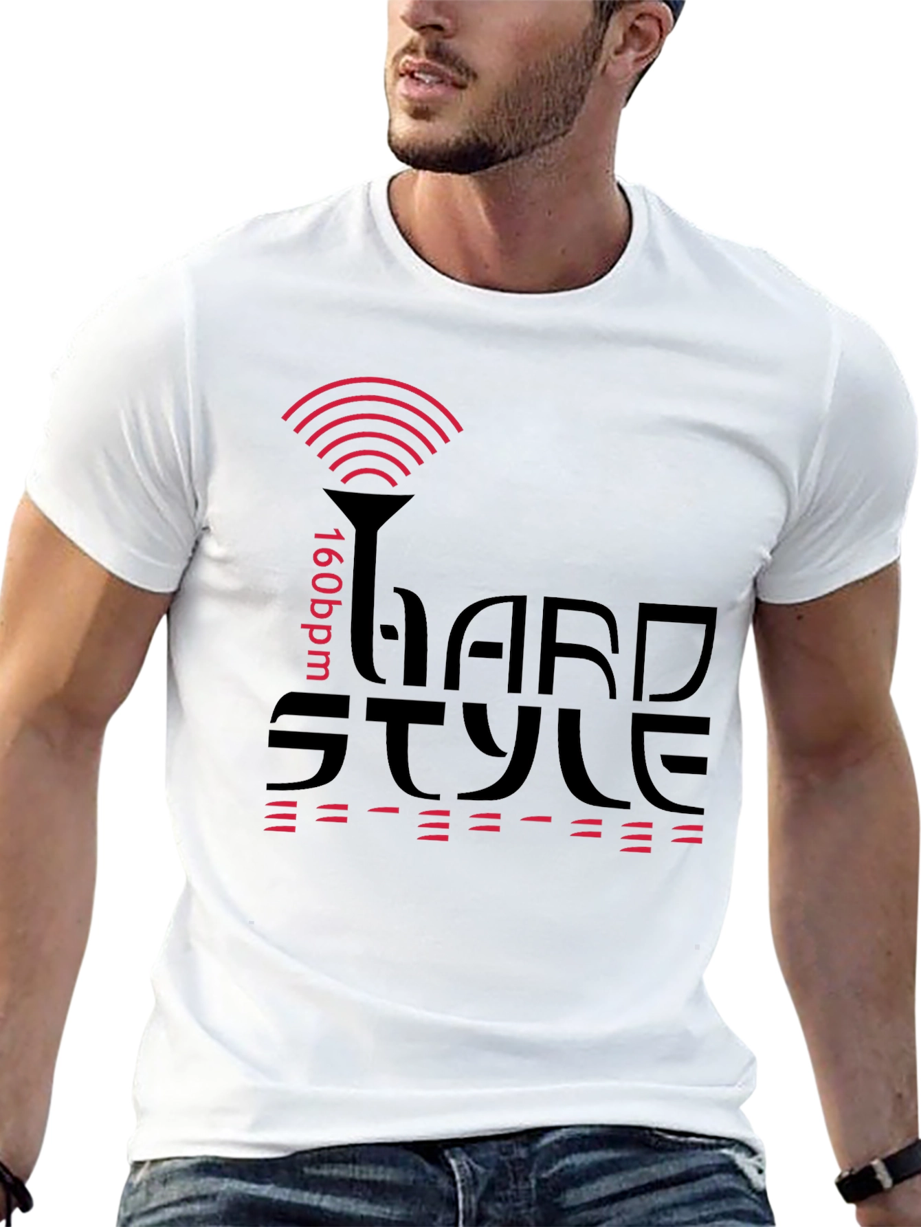 Hardstyle 160 BPM T-Shirt - Black EDM Rave Tee