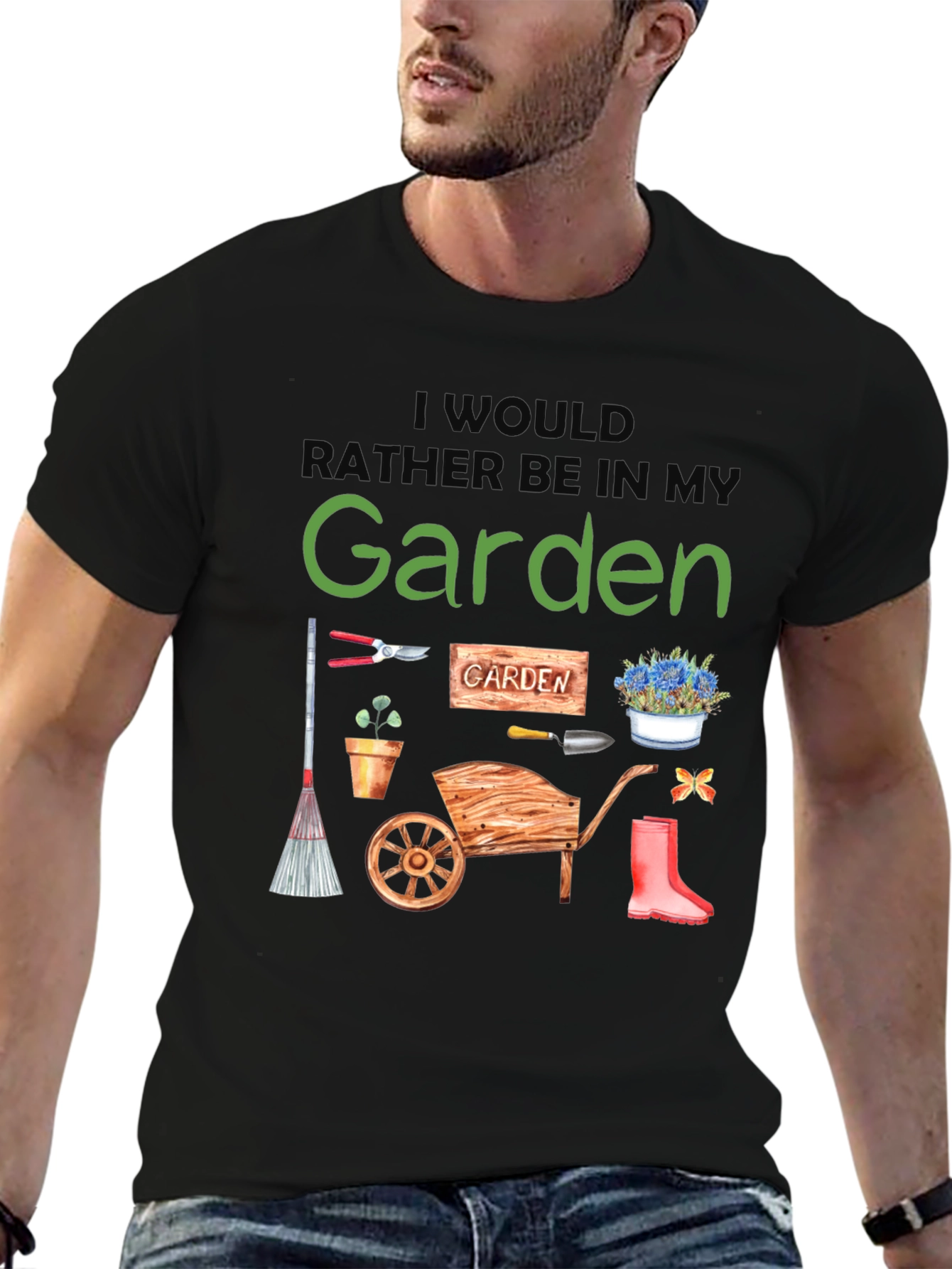 Id Rather Be In My Garden T-Shirt