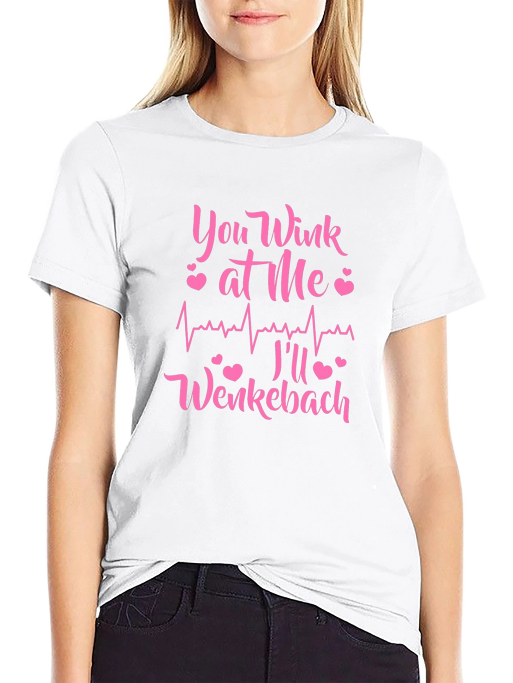 You Wink at Me Ill Wenckebach Black T-Shirt