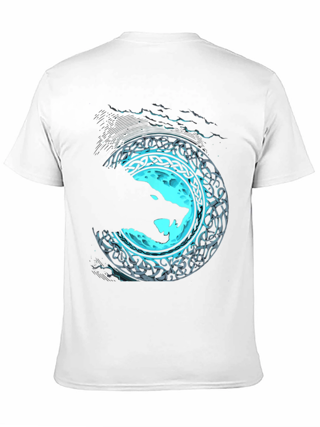 Wolf Moon Celtic Knot Graphic Tee
