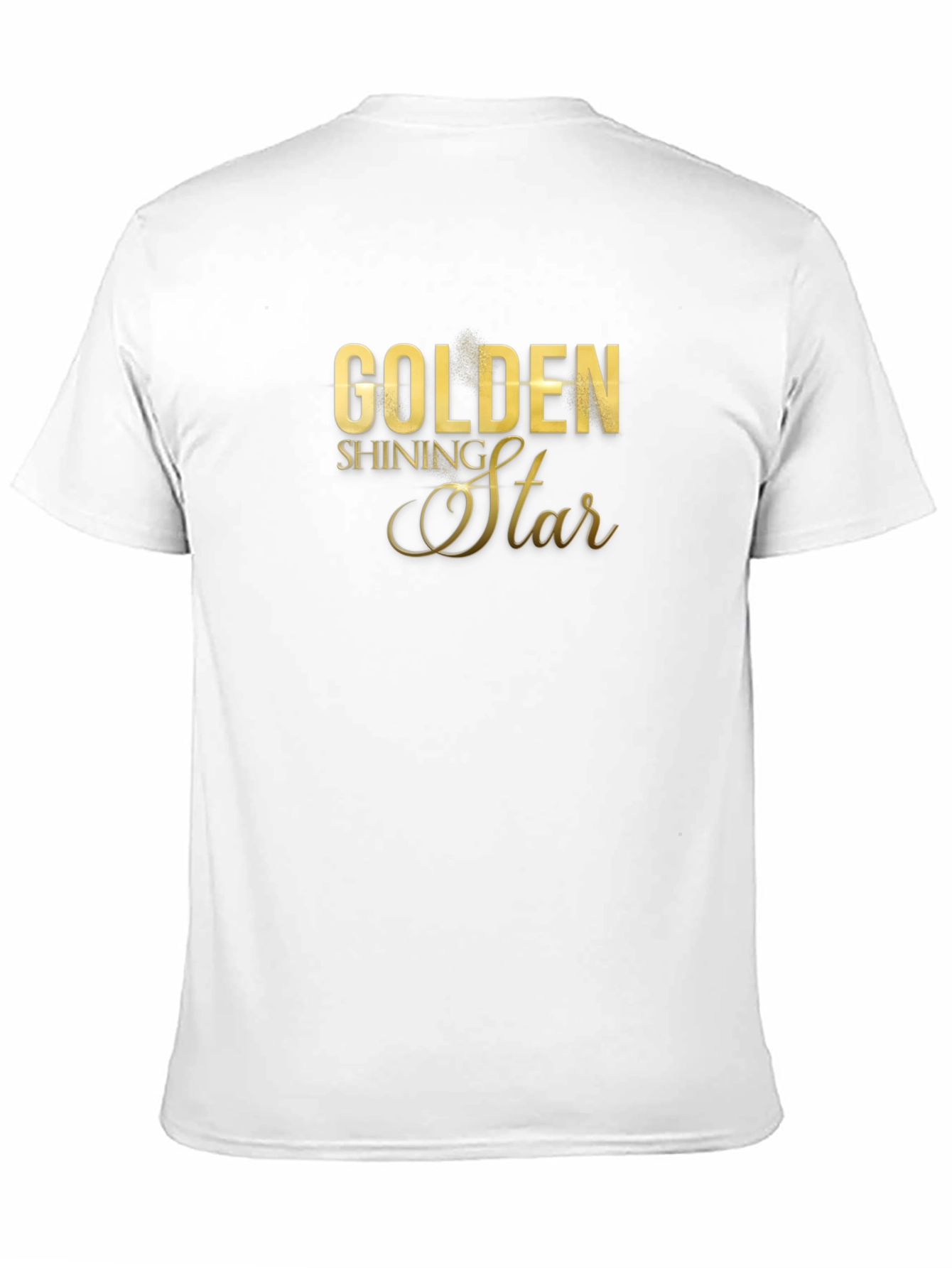 Golden Shining Star Graphic T-Shirt