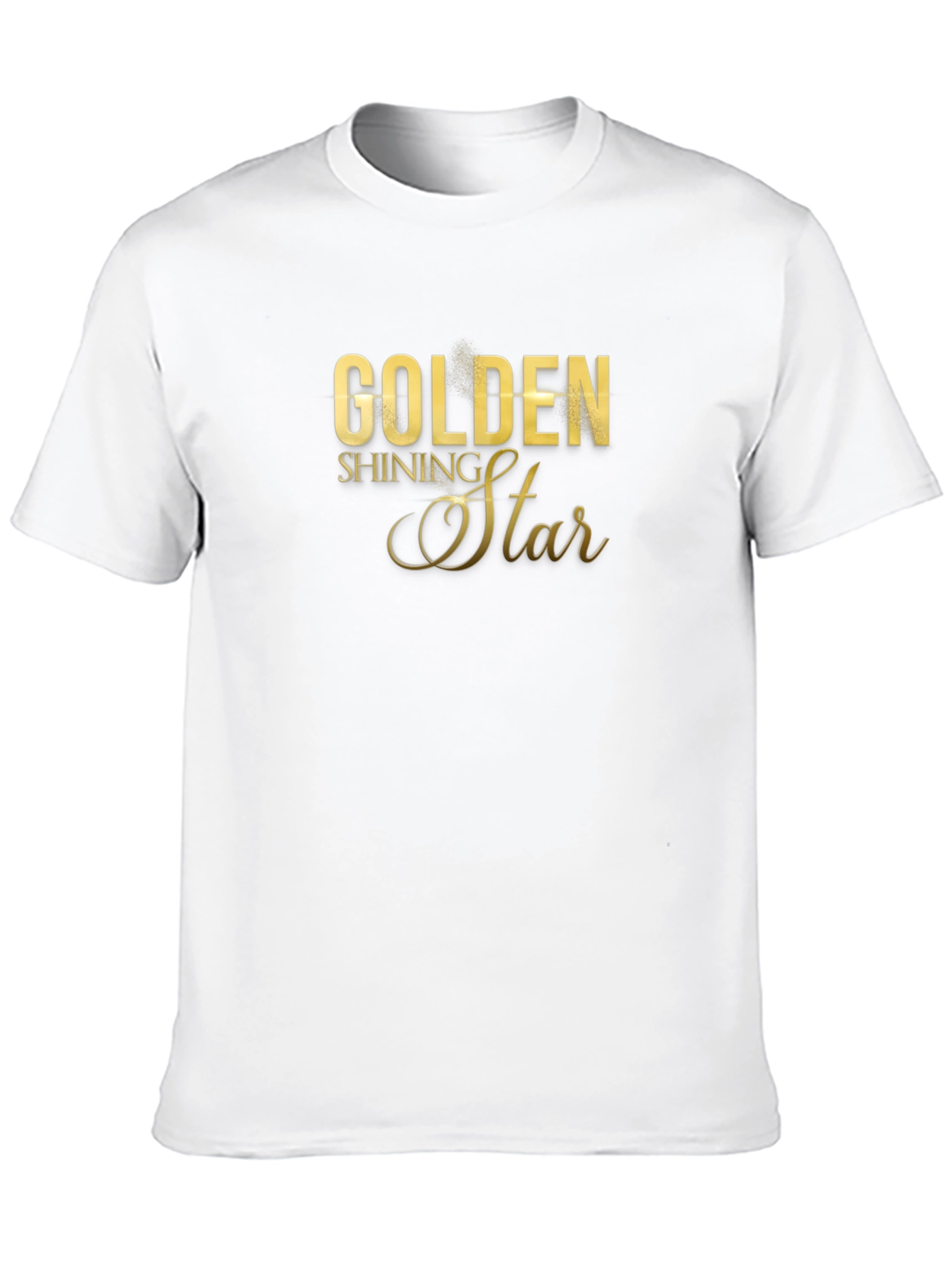 Golden Shining Star Graphic T-Shirt